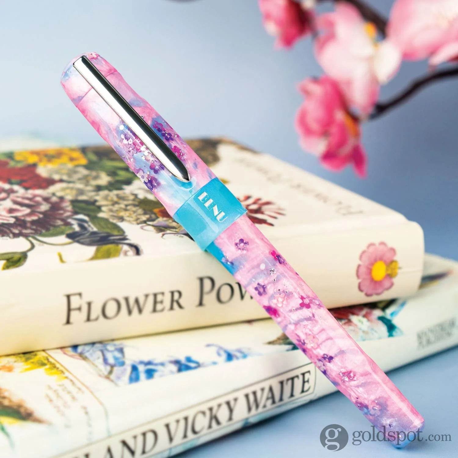 Benu Talisman Fountain Pen in Sakura Cherry Blossoms - Image 7