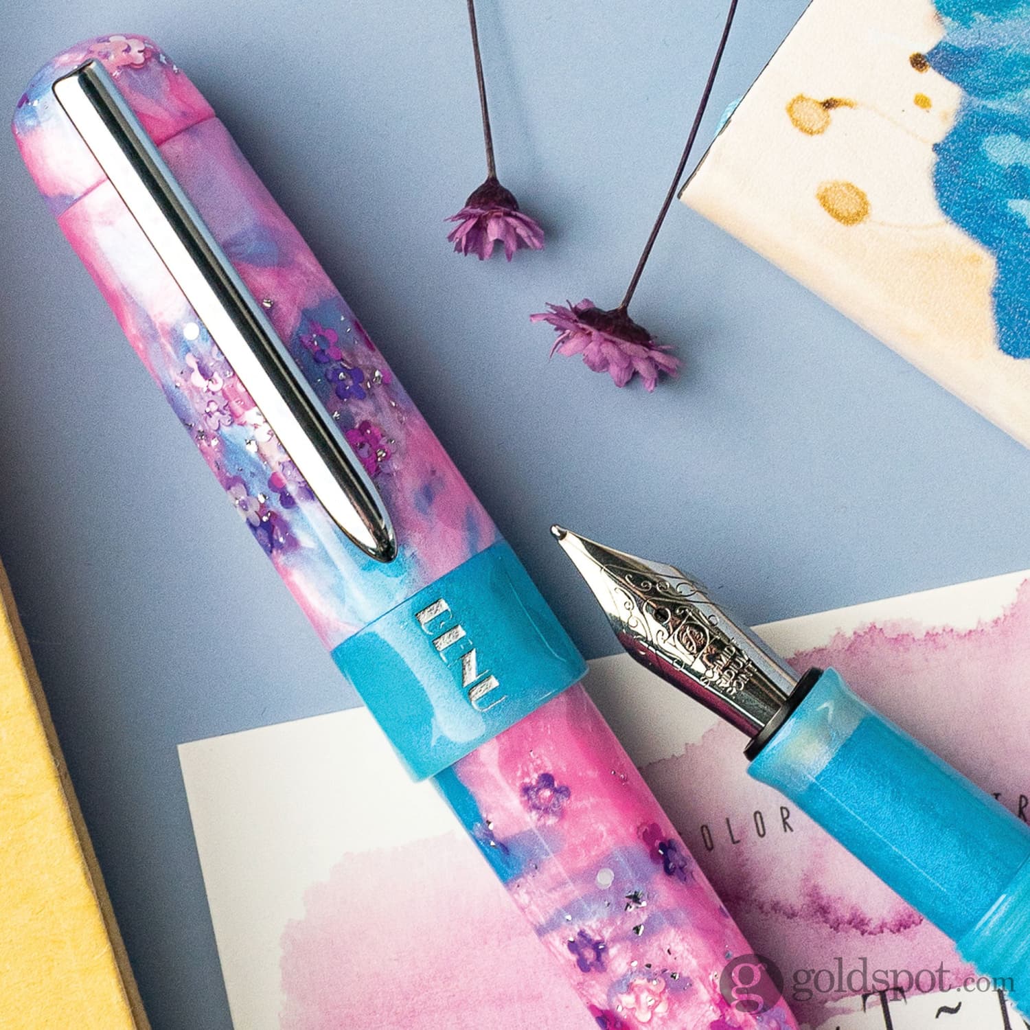 Benu Talisman Fountain Pen in Sakura Cherry Blossoms - Image 9