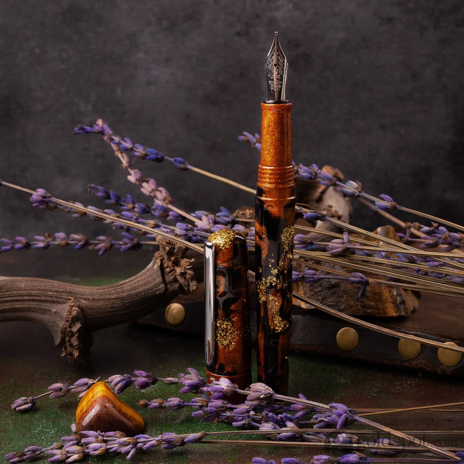 Benu Talisman Fountain Pen in Tiger's Eye - Image 10