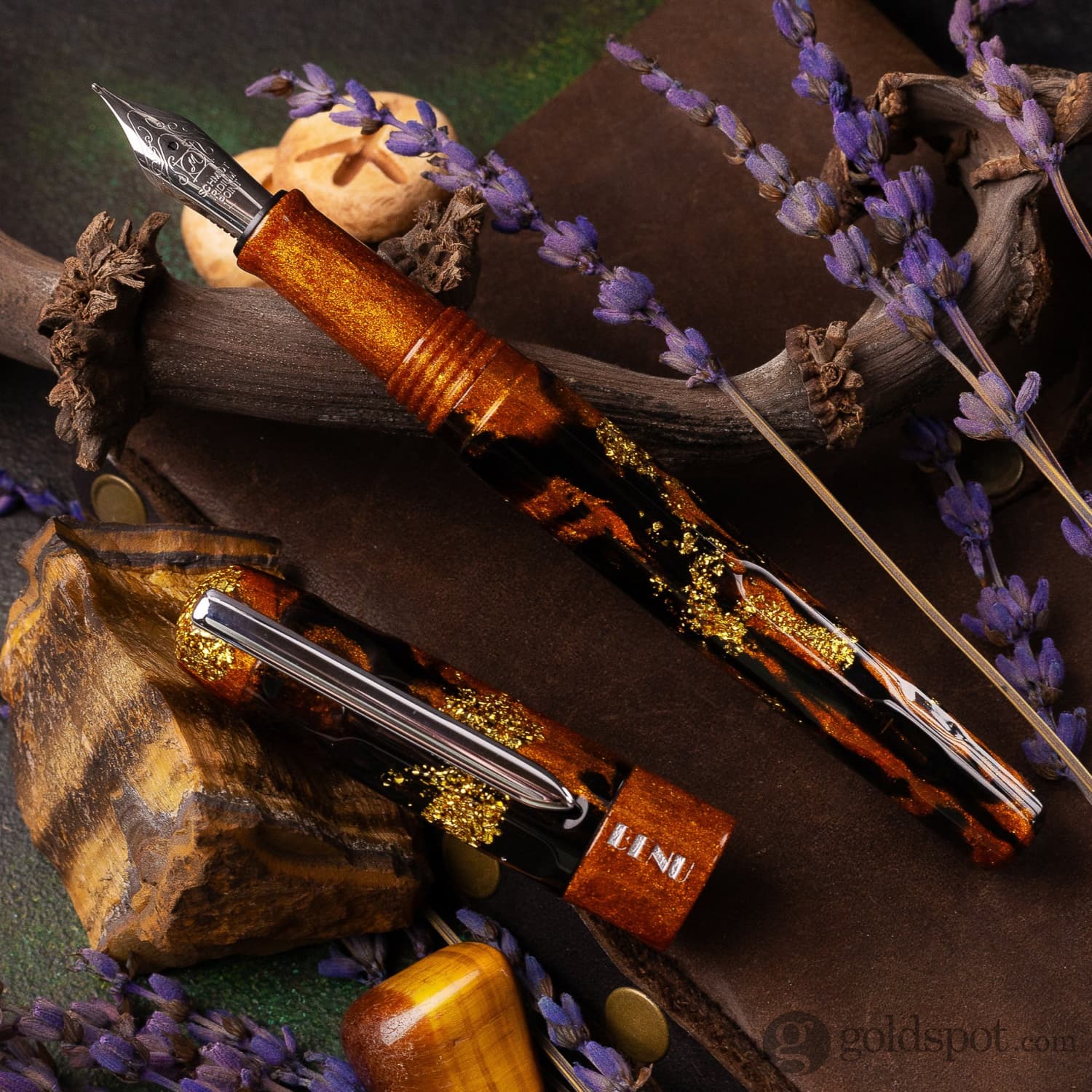 Benu Talisman Fountain Pen in Tiger's Eye - Image 11
