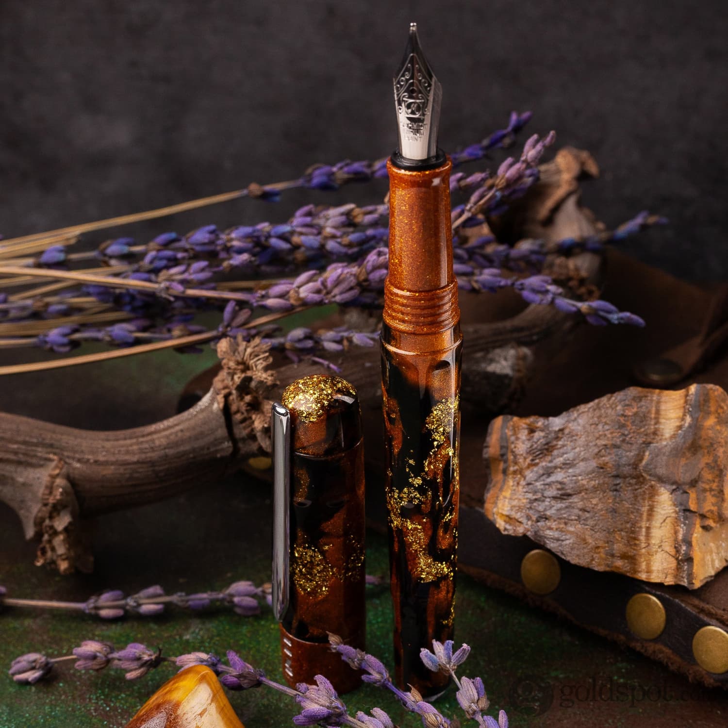 Benu Talisman Fountain Pen in Tiger's Eye - Image 12