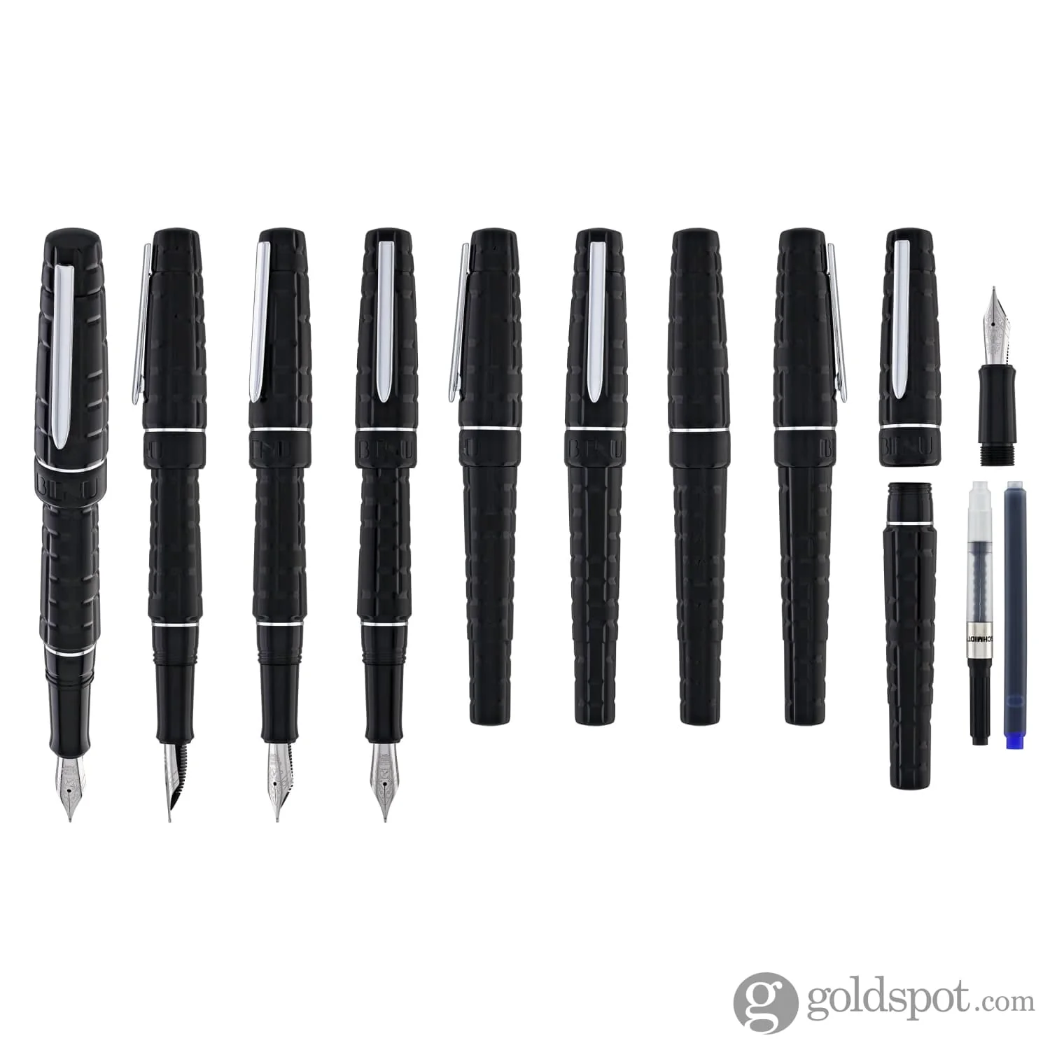 Benu Tessera Fountain Pen in Onyx - Image 9
