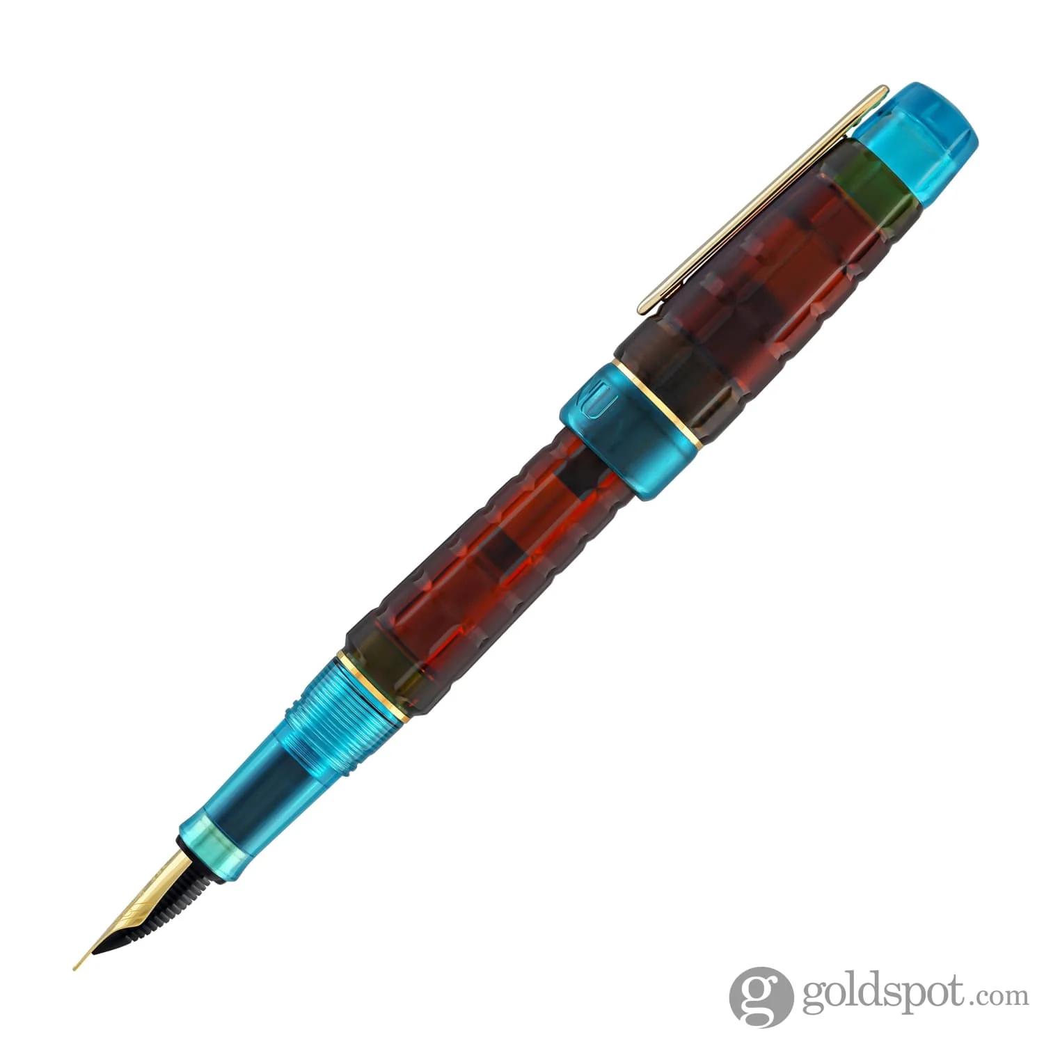 Benu Tessera Fountain Pen in Ribbon Turquoise - Image 5