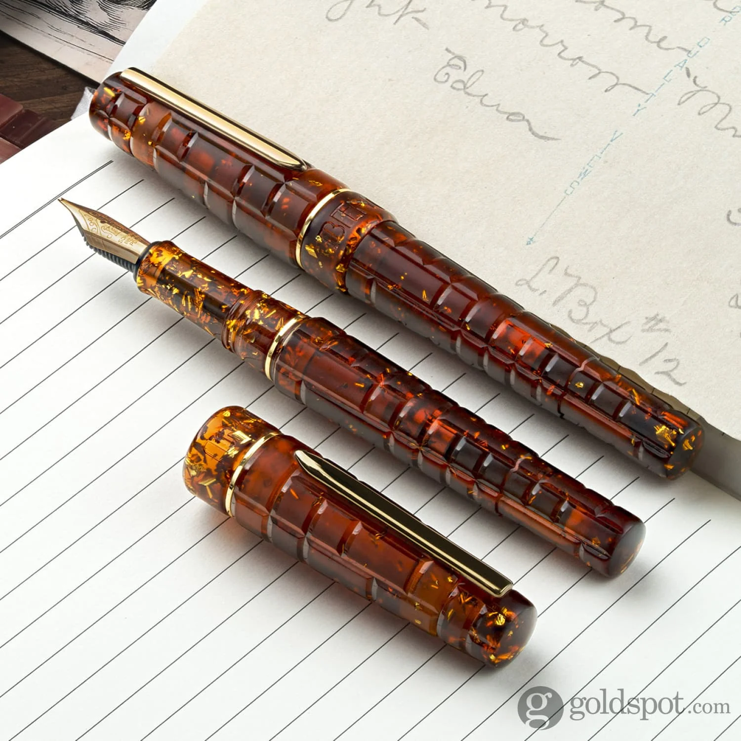 Benu Tessera Fountain Pen in Sunstone - Image 10