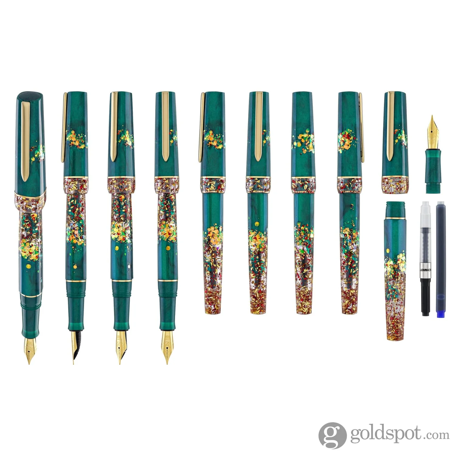 Benu Haute Fountain Pen in Emerald Eve - Image 9