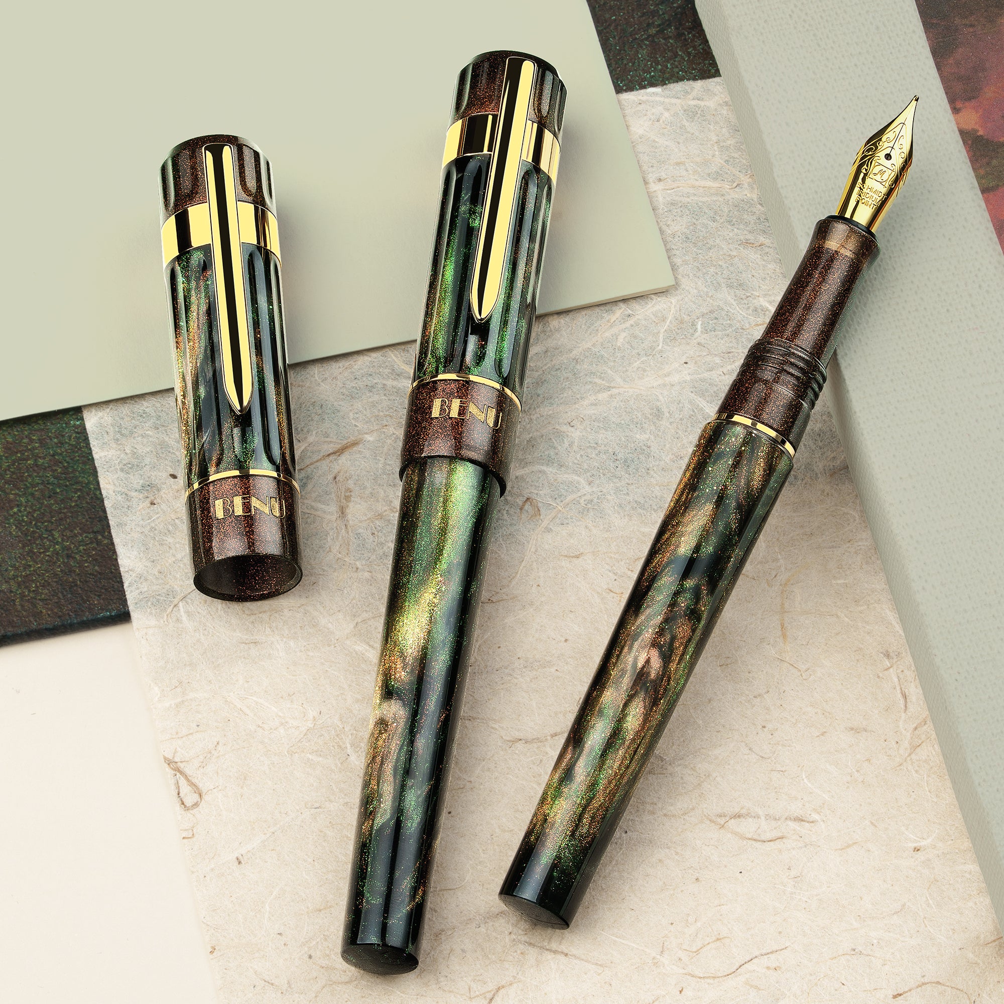 Benu Tribute Fountain Pen in Cezanne - Image 12
