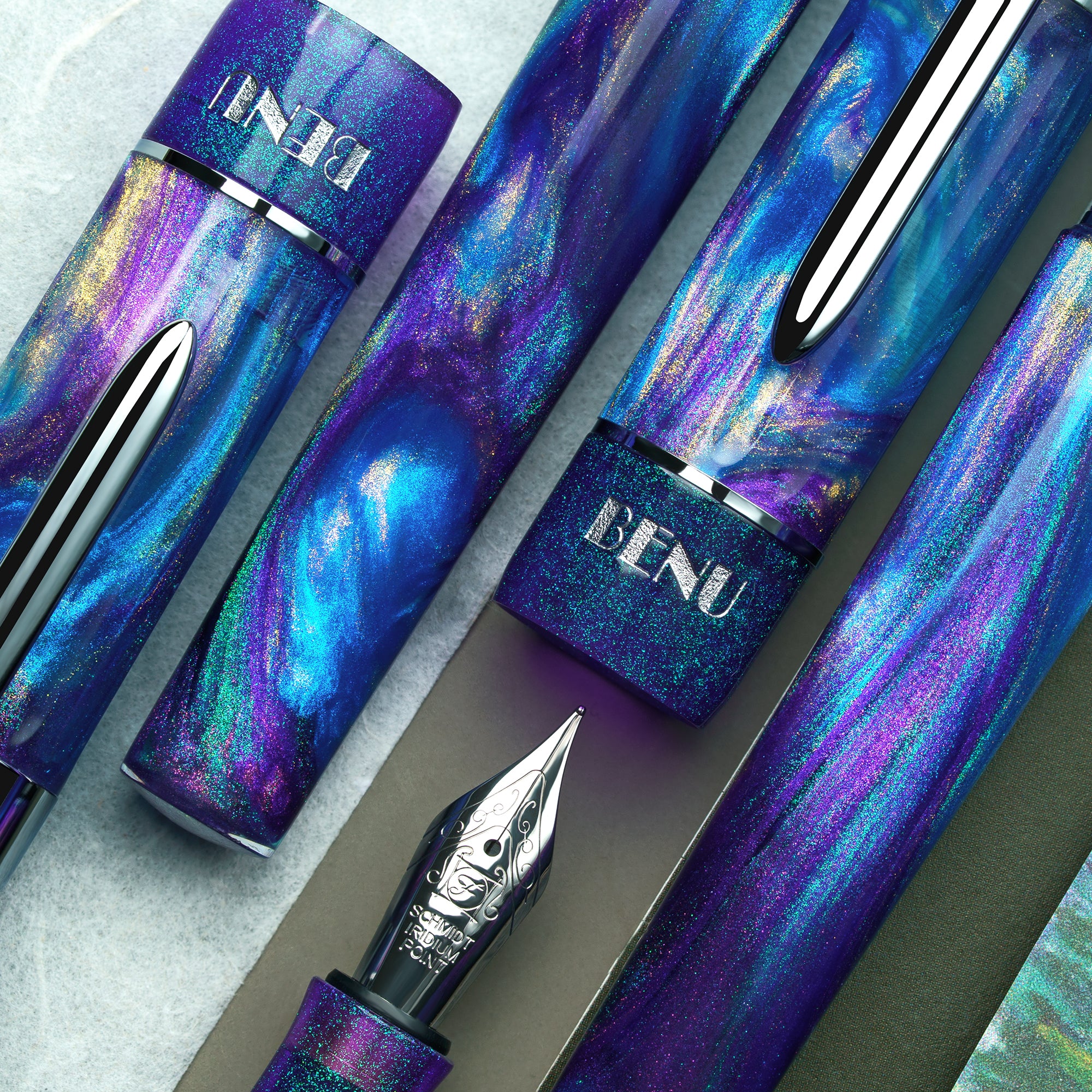 Benu Tribute Fountain Pen in Monet - Image 10