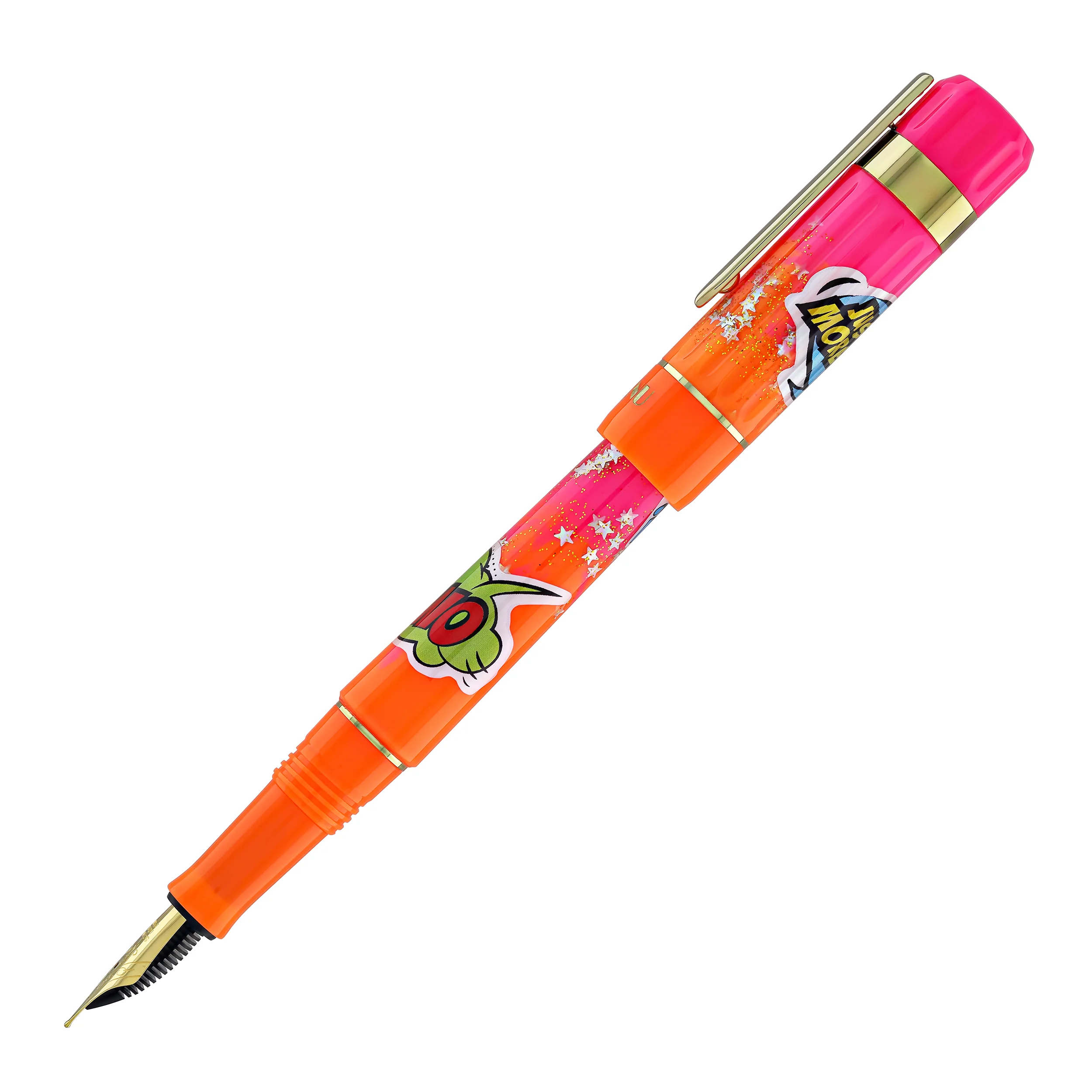 Benu Tribute Pop Art Capsule Fountain Pen in Wow! - Image 4