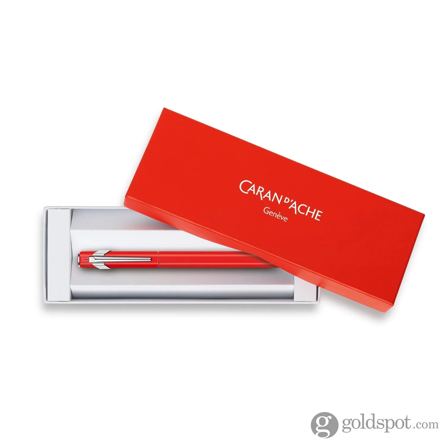 Caran d’Ache 849 Season’s Greetings Fountain Pen in Red - Image 4