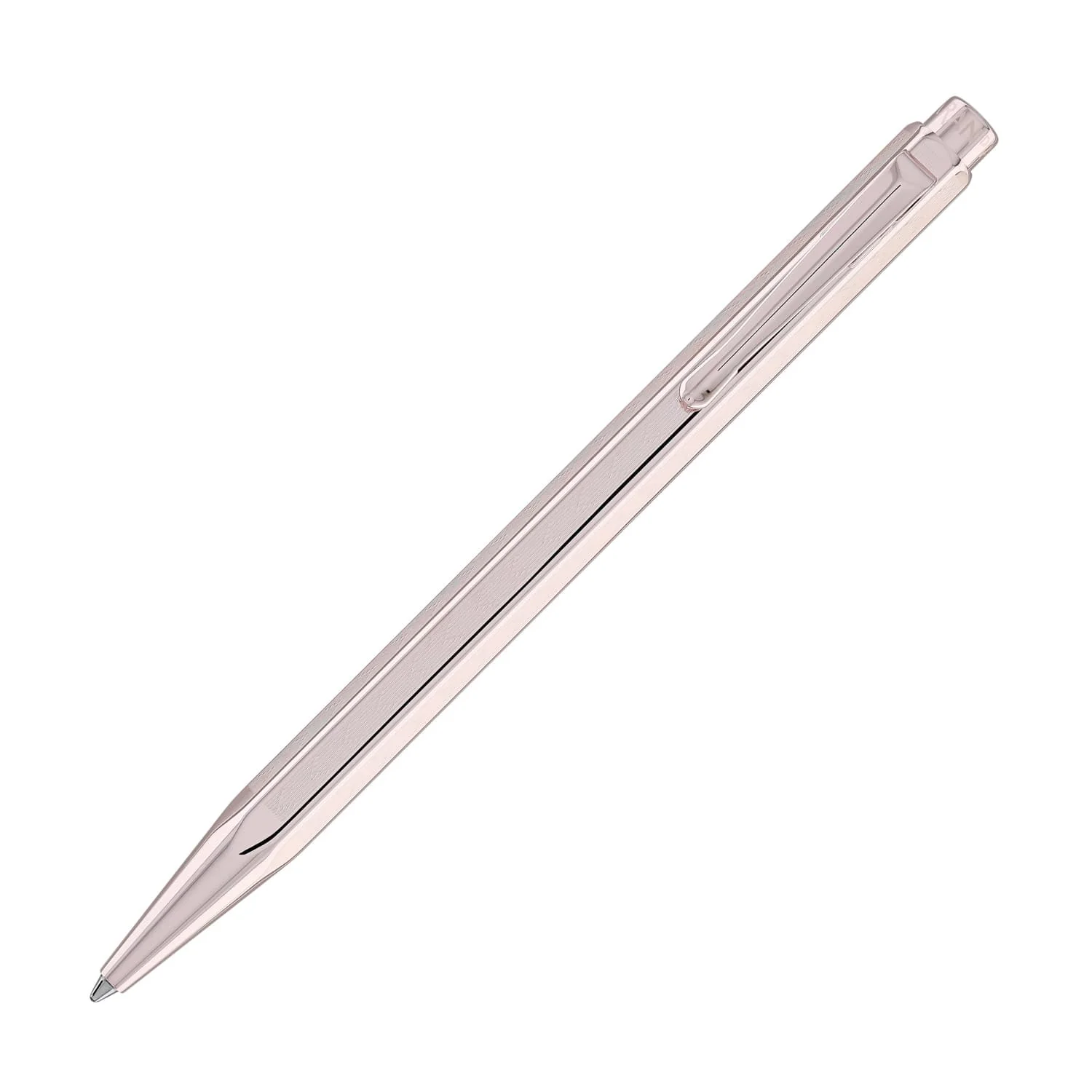 Caran d’Ache Ecridor Chevron Ballpoint Pen in Rose Gilded