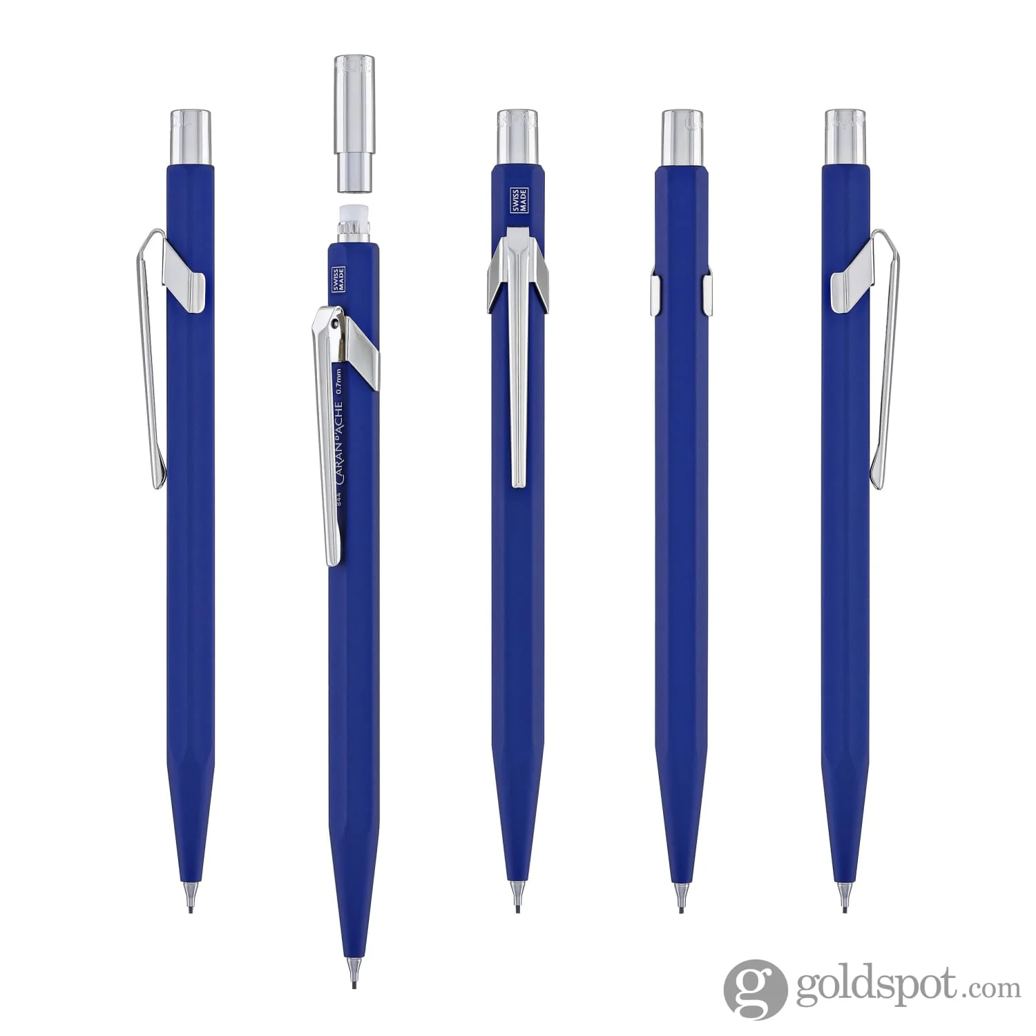 Caran d'Ache 844 COLORMAT-X Mechanical Pencil in Bleu - Image 5