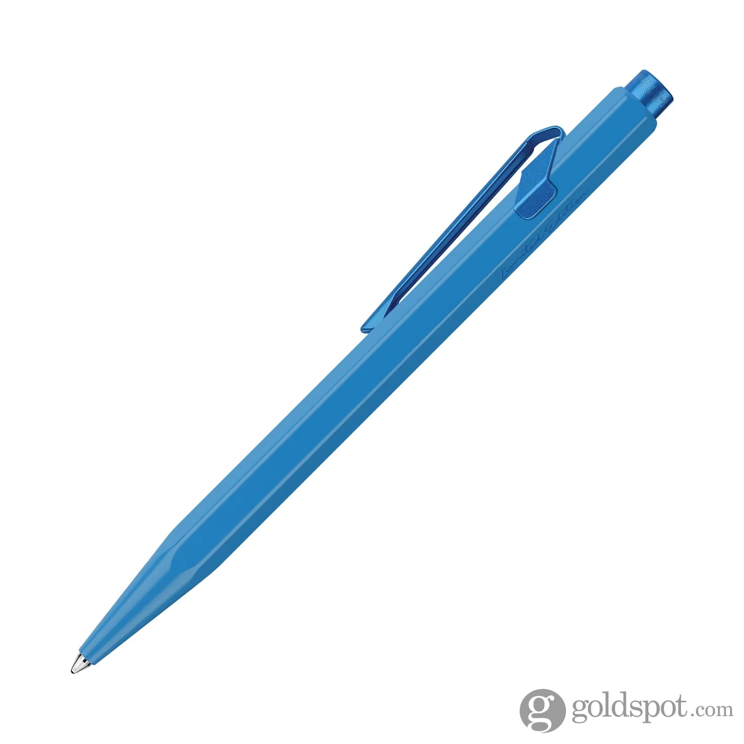 Caran d'Ache 849 Claim Your Style Ballpoint Pen in Azure Blue - Limited Edition 4 - Image 2