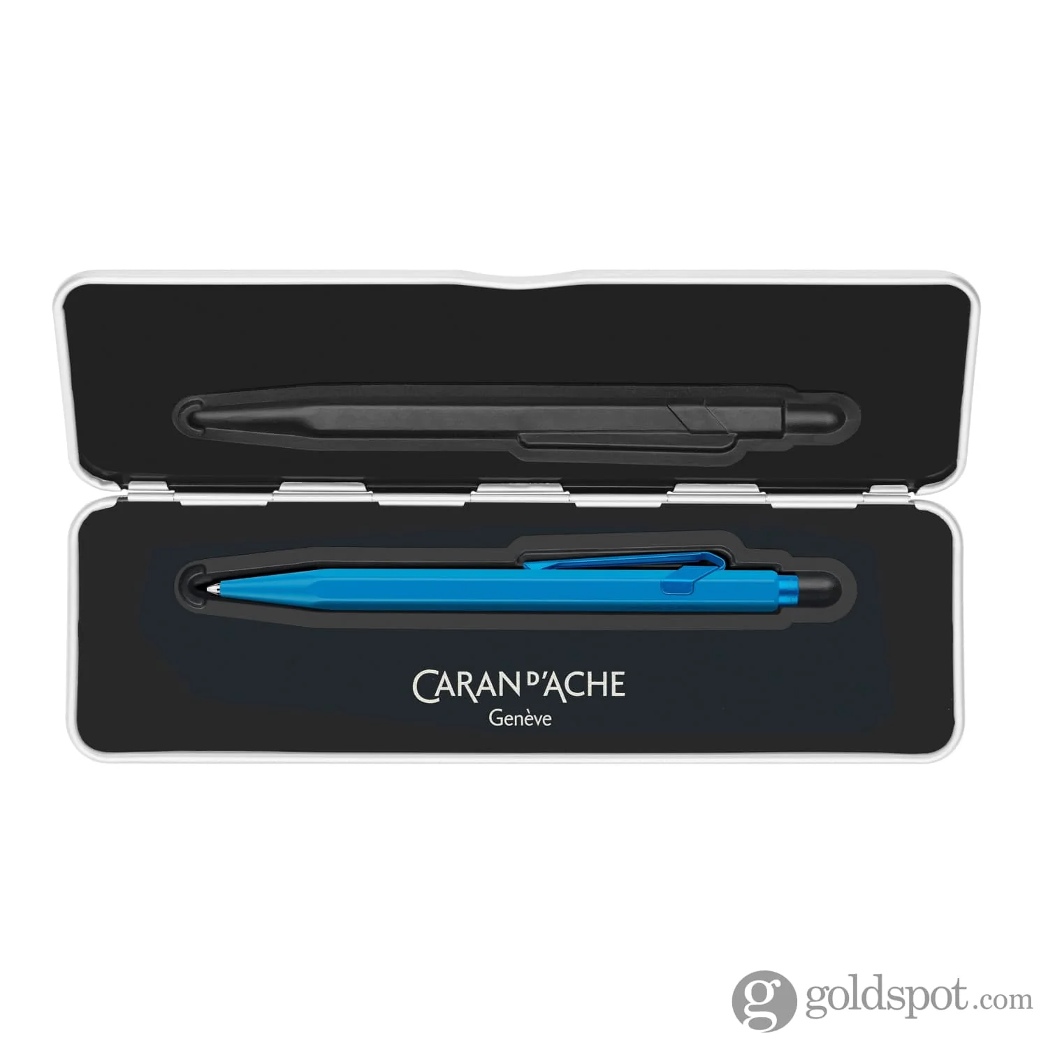 Caran d'Ache 849 Claim Your Style Ballpoint Pen in Azure Blue - Limited Edition 4 - Image 5