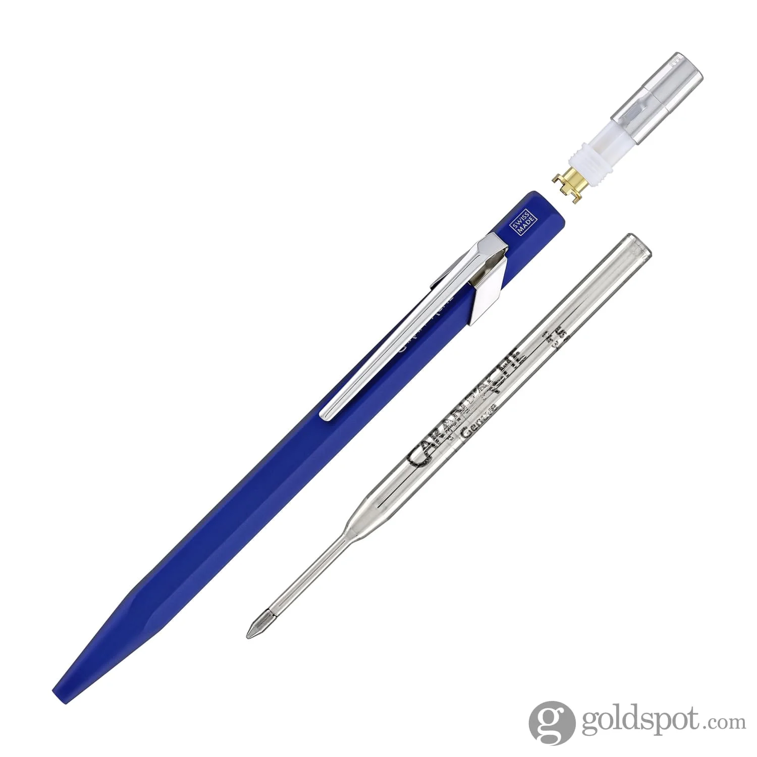 Caran d'Ache 849 COLORMAT-X Ballpoint Pen in Blue - Image 5