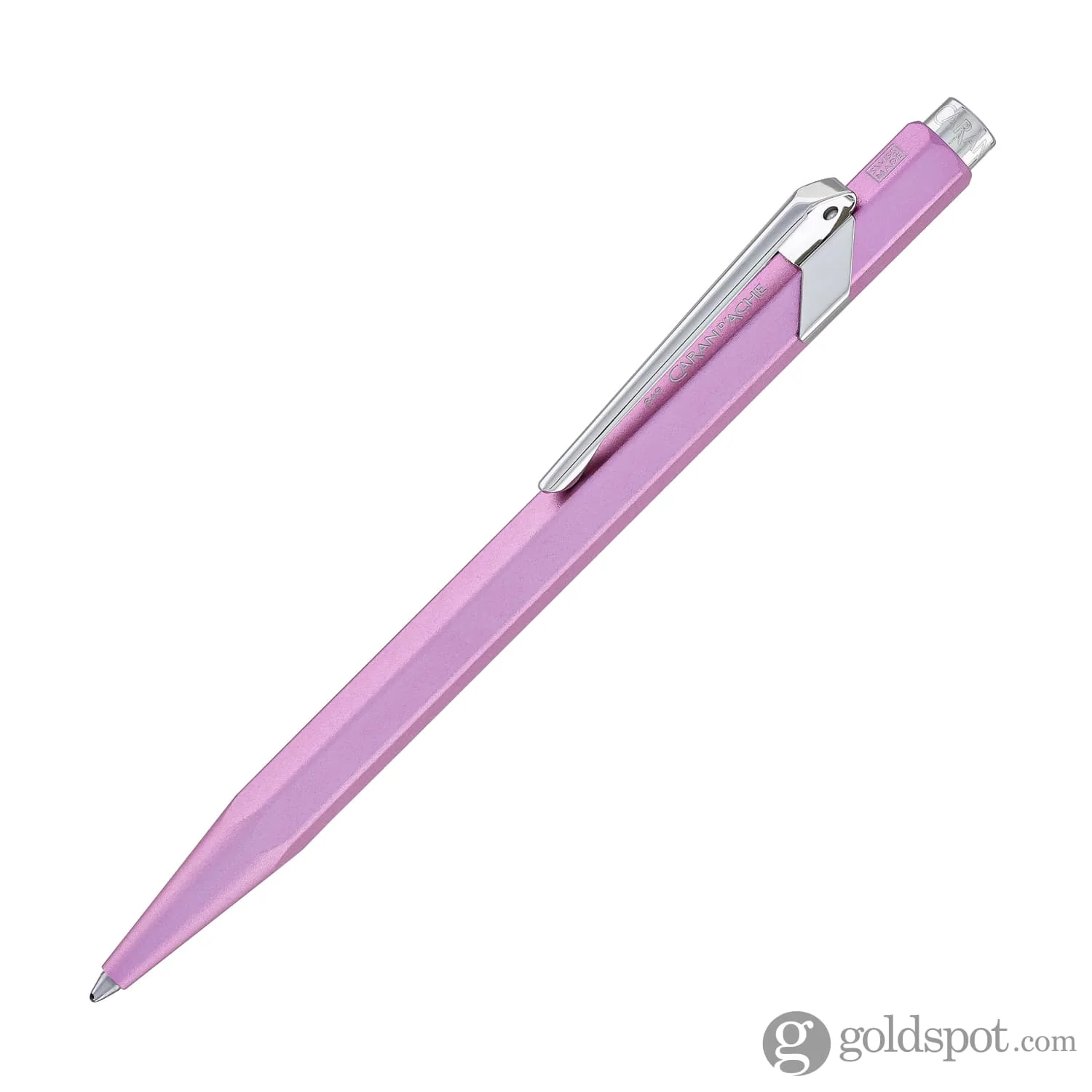 Caran d'Ache 849 COLORMAT-X Ballpoint Pen in Pink - Image 2