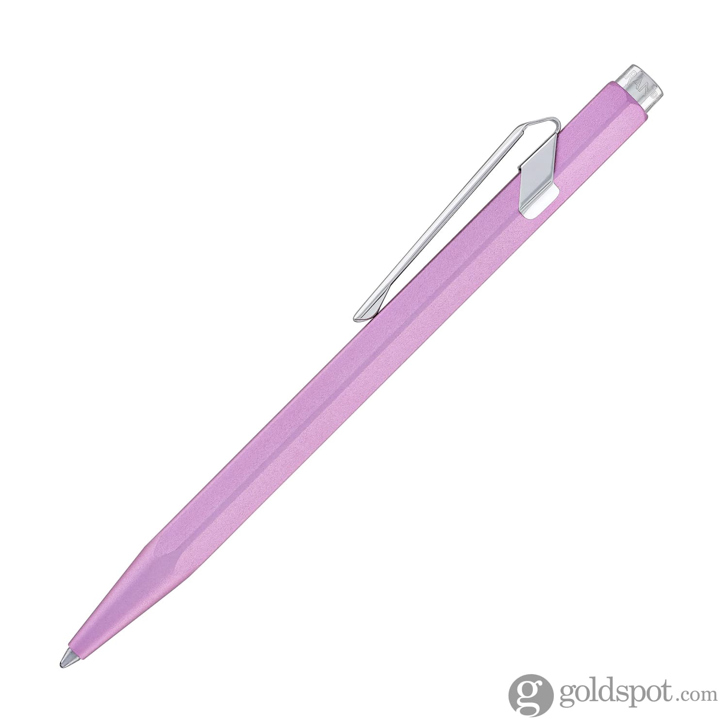 Caran d'Ache 849 COLORMAT-X Ballpoint Pen in Pink - Image 3
