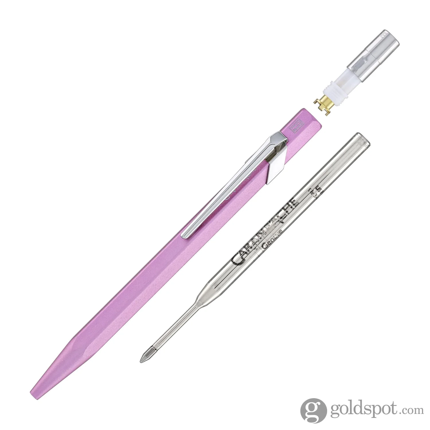 Caran d'Ache 849 COLORMAT-X Ballpoint Pen in Pink - Image 5