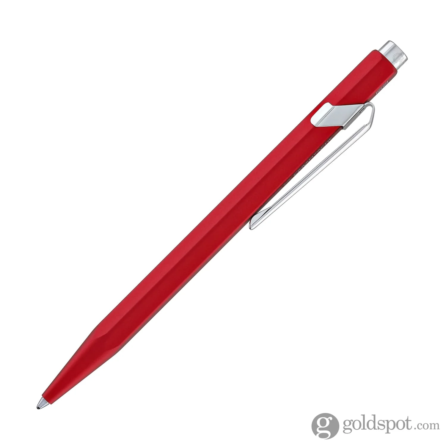Caran d'Ache 849 COLORMAT-X Ballpoint Pen in Red - Image 4