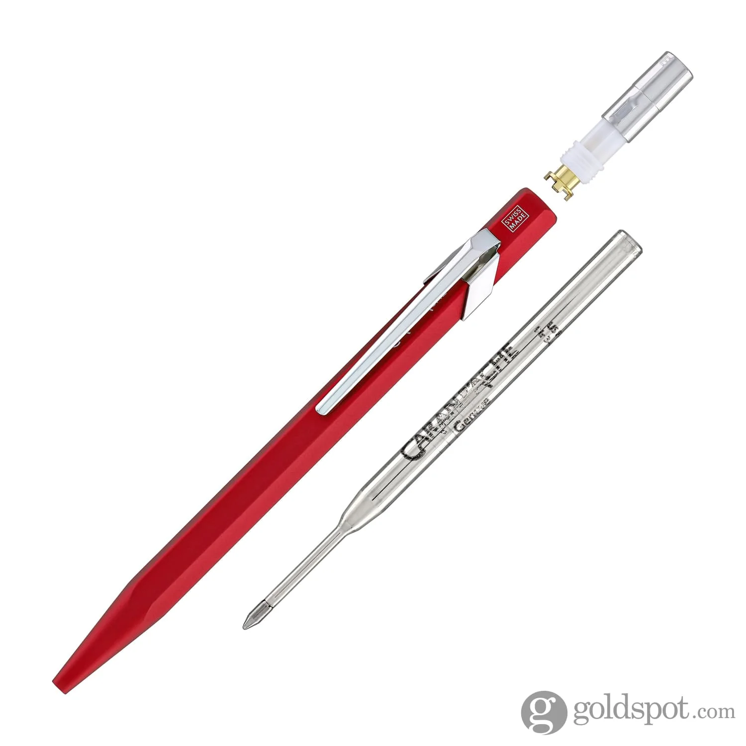 Caran d'Ache 849 COLORMAT-X Ballpoint Pen in Red - Image 5