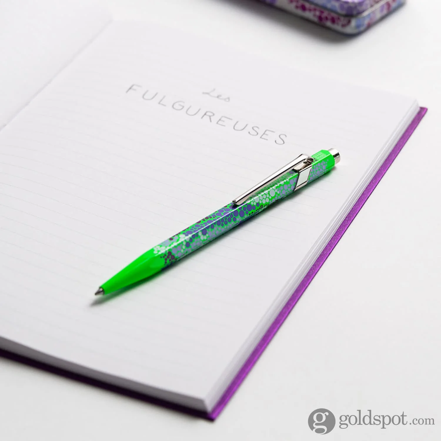 Caran d'Ache 849 Germanier Ballpoint Pen in Neon Green - Image 6