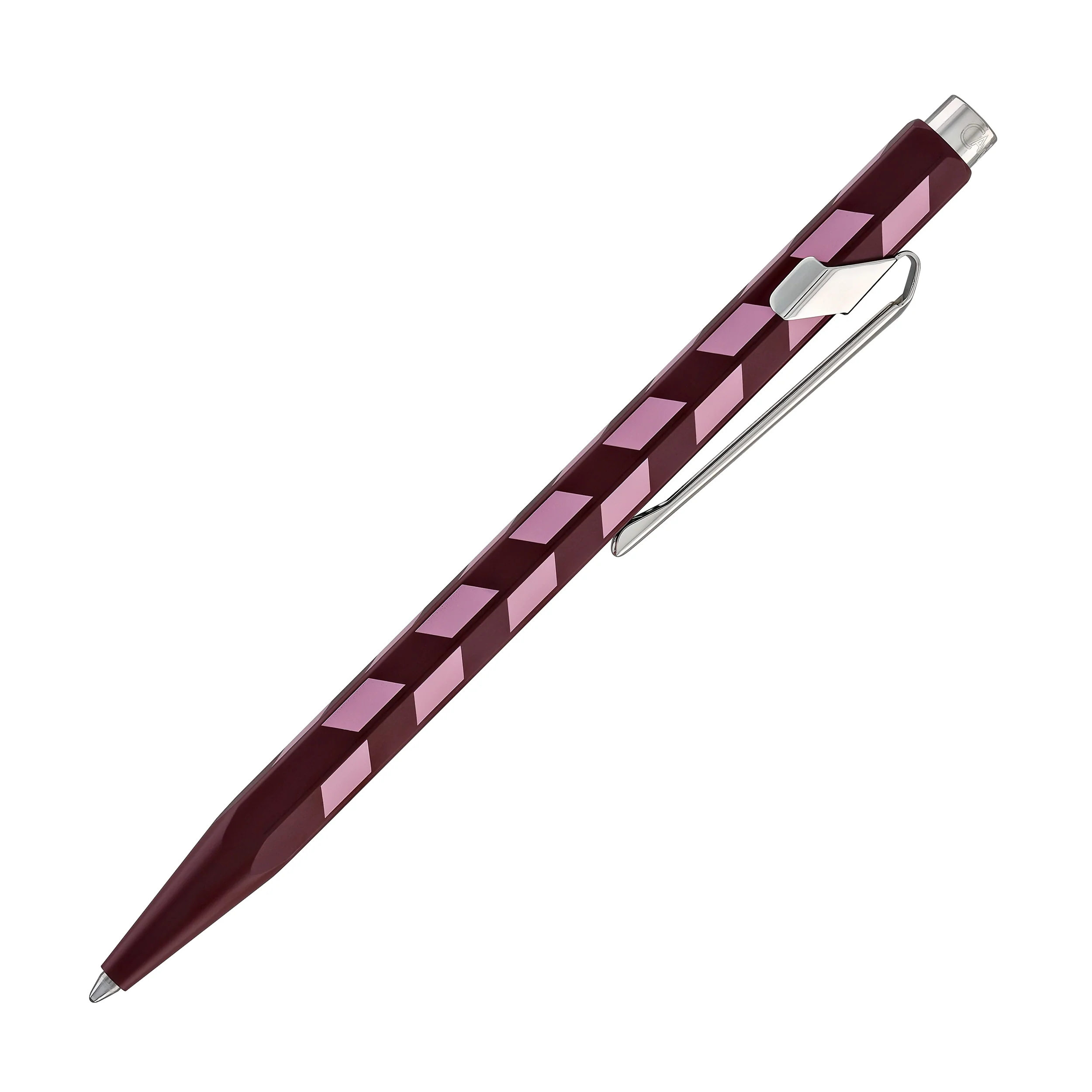 Caran d'Ache 849 Mosaic Ballpoint Pen in Garnet Red - Image 5