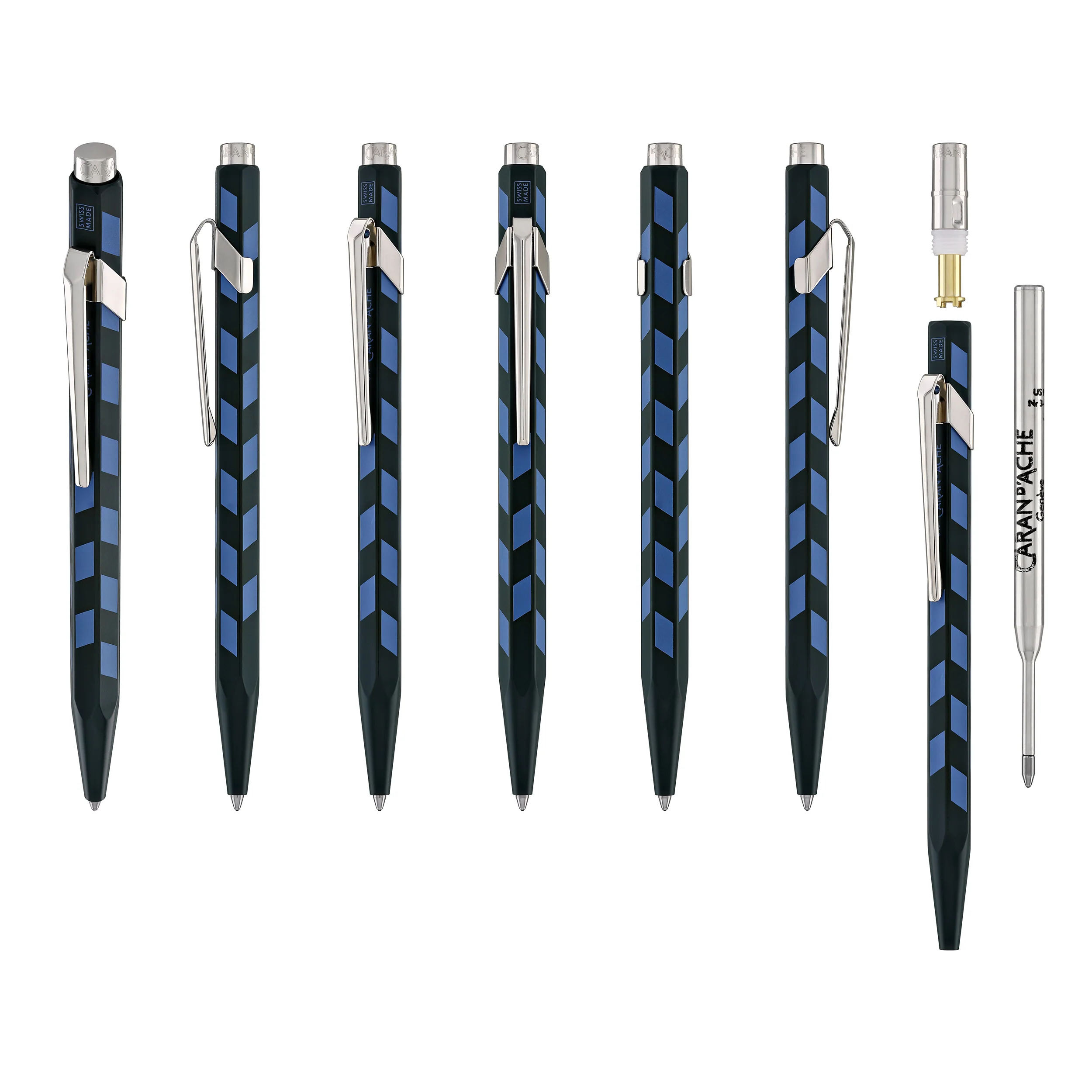Caran d'Ache 849 Mosaic Ballpoint Pen in Spruce Green - Image 7
