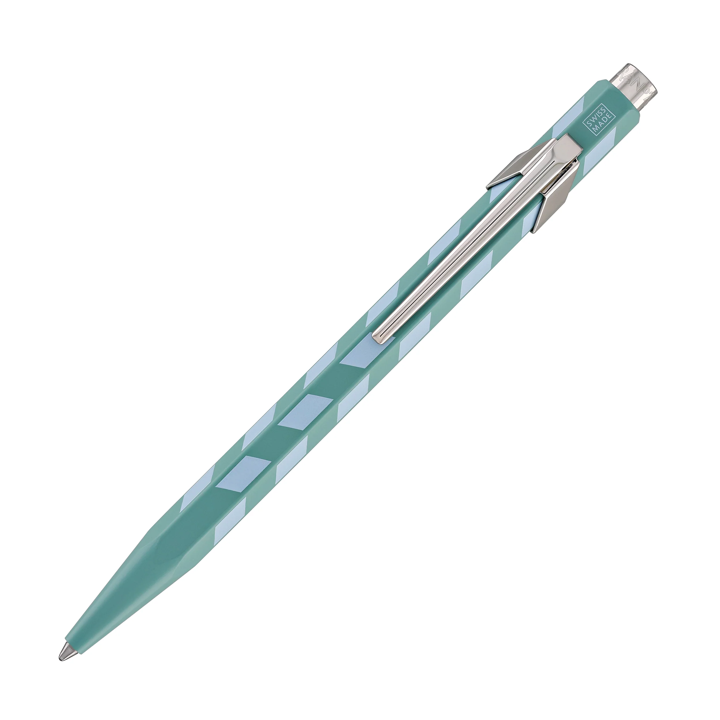 Caran d'Ache 849 Mosaic Ballpoint Pen in Water Green - Image 2