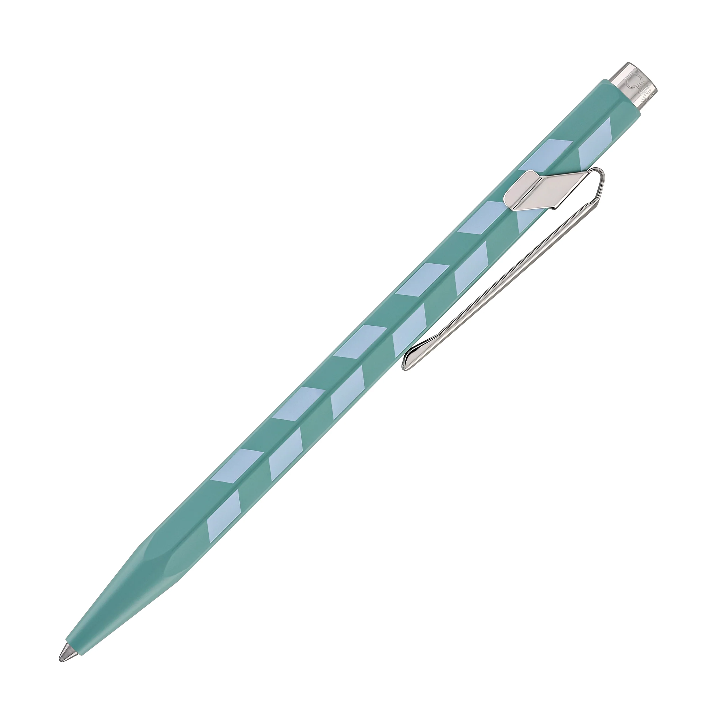 Caran d'Ache 849 Mosaic Ballpoint Pen in Water Green - Image 5
