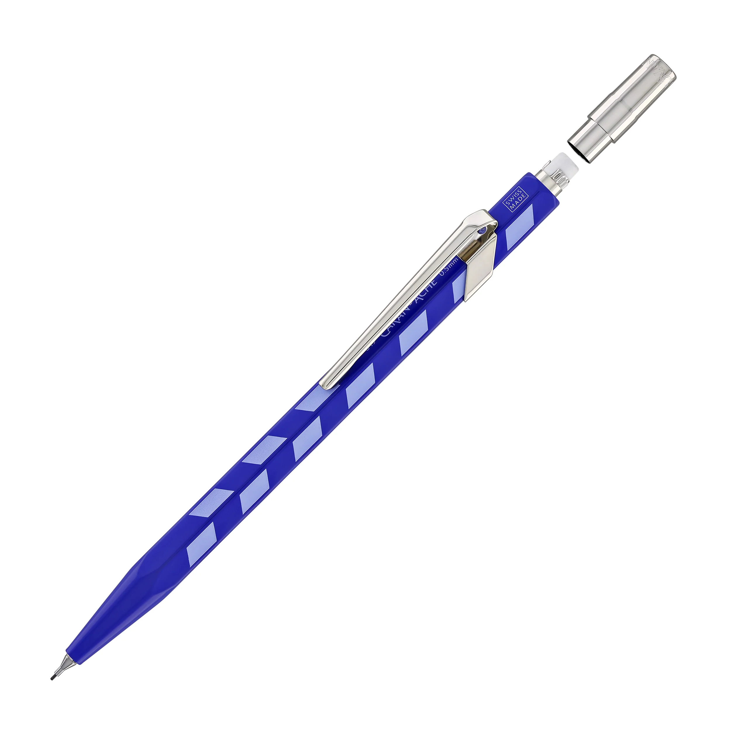 Caran d'Ache 849 Mosaic Mechanical Pencil in Royal Blue - 0.5mm - Image 3