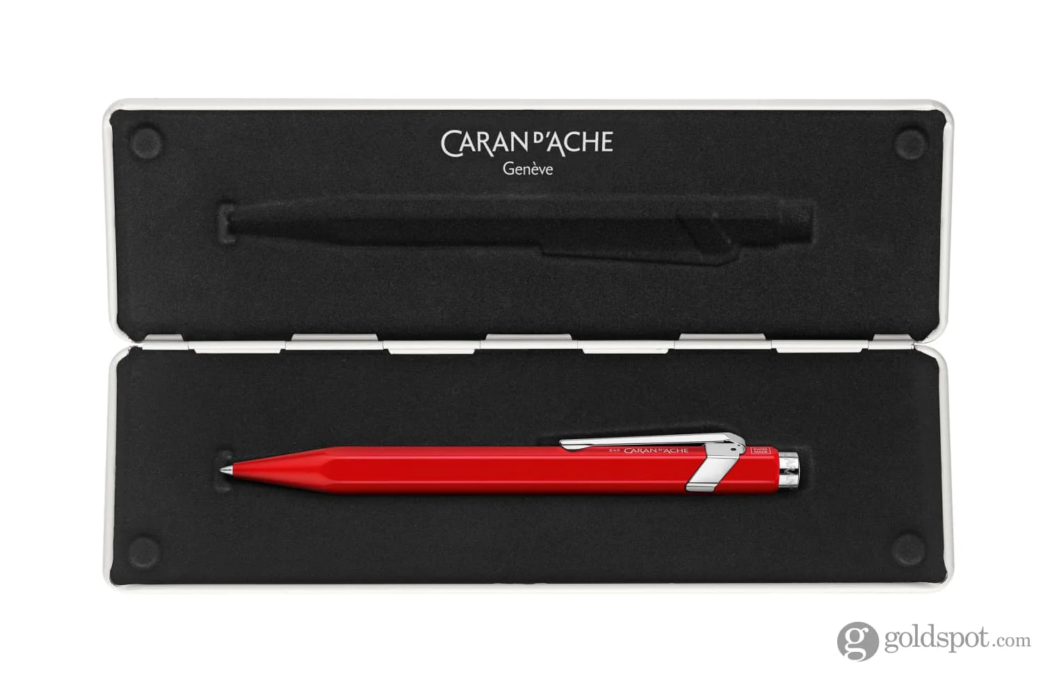 Caran d'Ache 849 Rollerball Pen in Red with Slimpack - Image 5