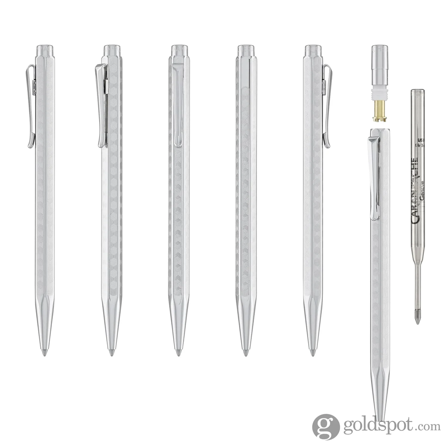 Caran d'Ache Ecridor Ballpoint Pen in Heritage Palladium - Image 6