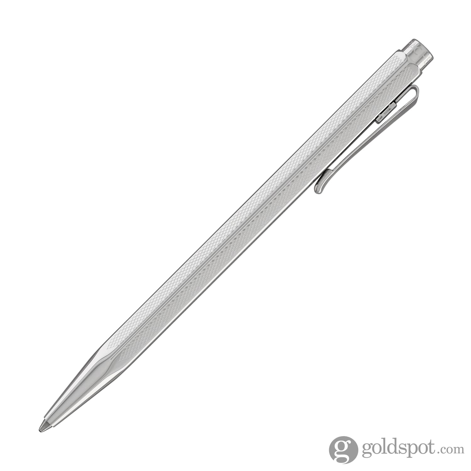Caran d'Ache Ecridor Ballpoint Pen in Retro Silver Plated and Palladium Coated - Image 4