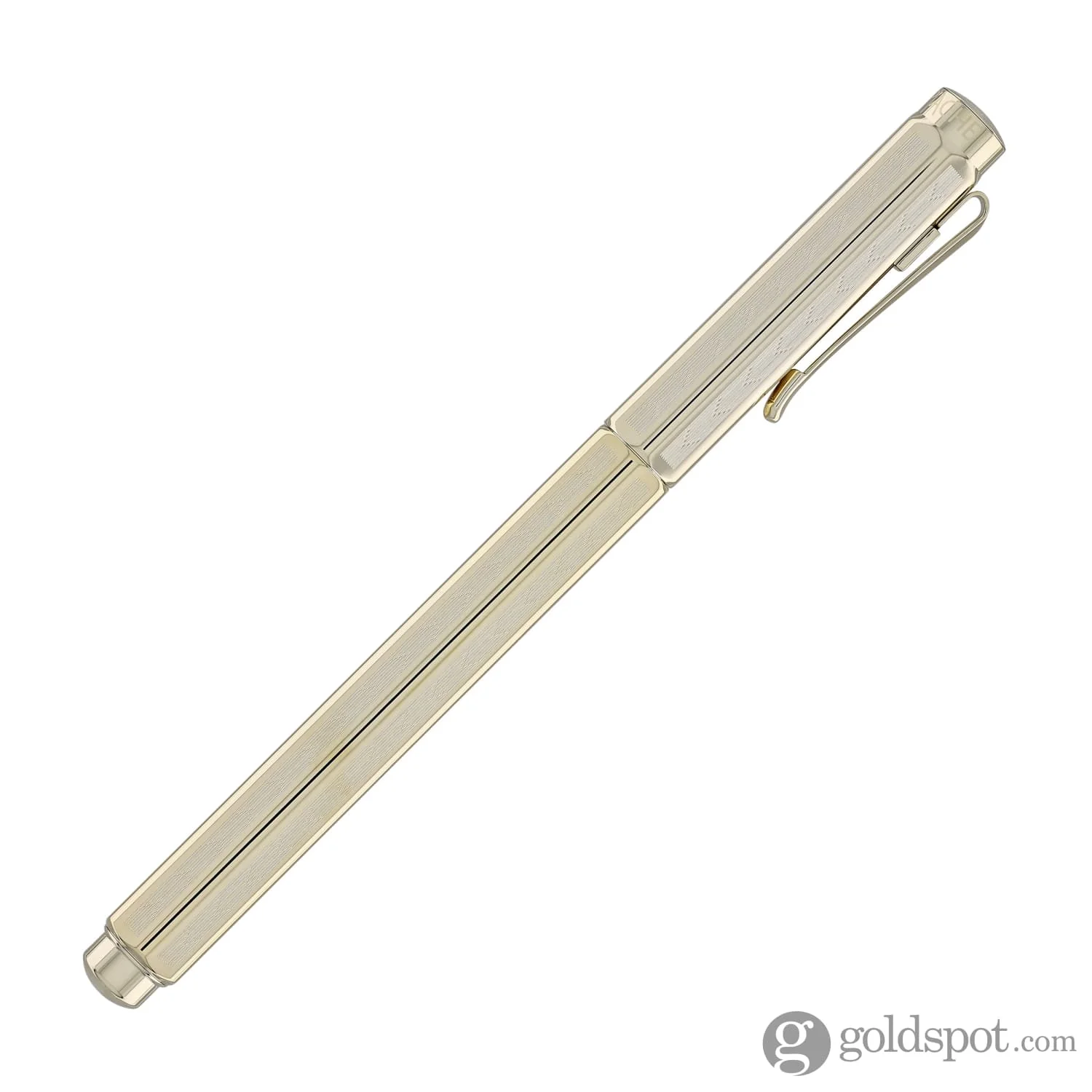 Caran d'Ache Ecridor Rollerball Pen in Gold Plated Chevron - Image 6