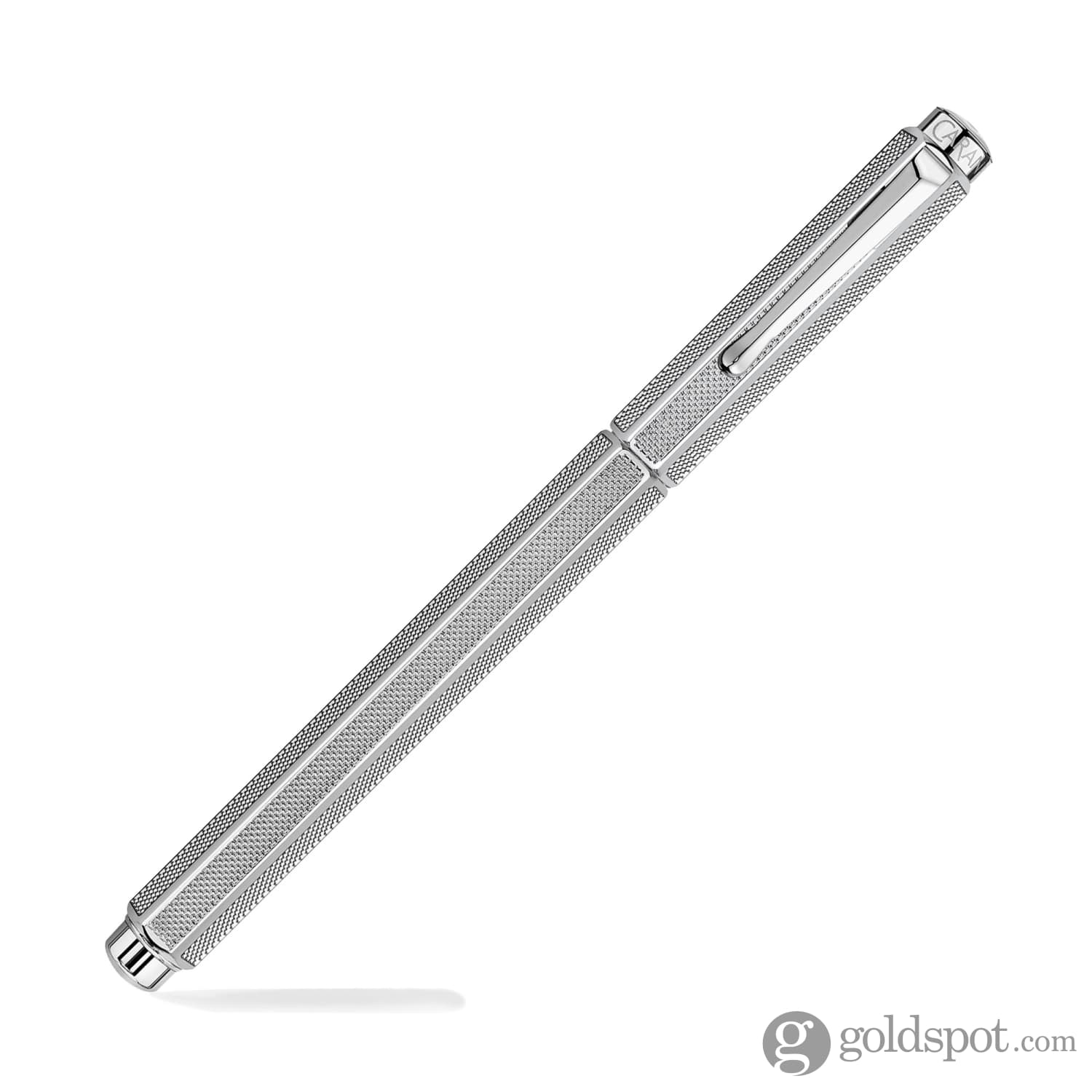 Caran d'Ache Ecridor Fountain Pen in Maille Milanaise Silver Plated - Image 4