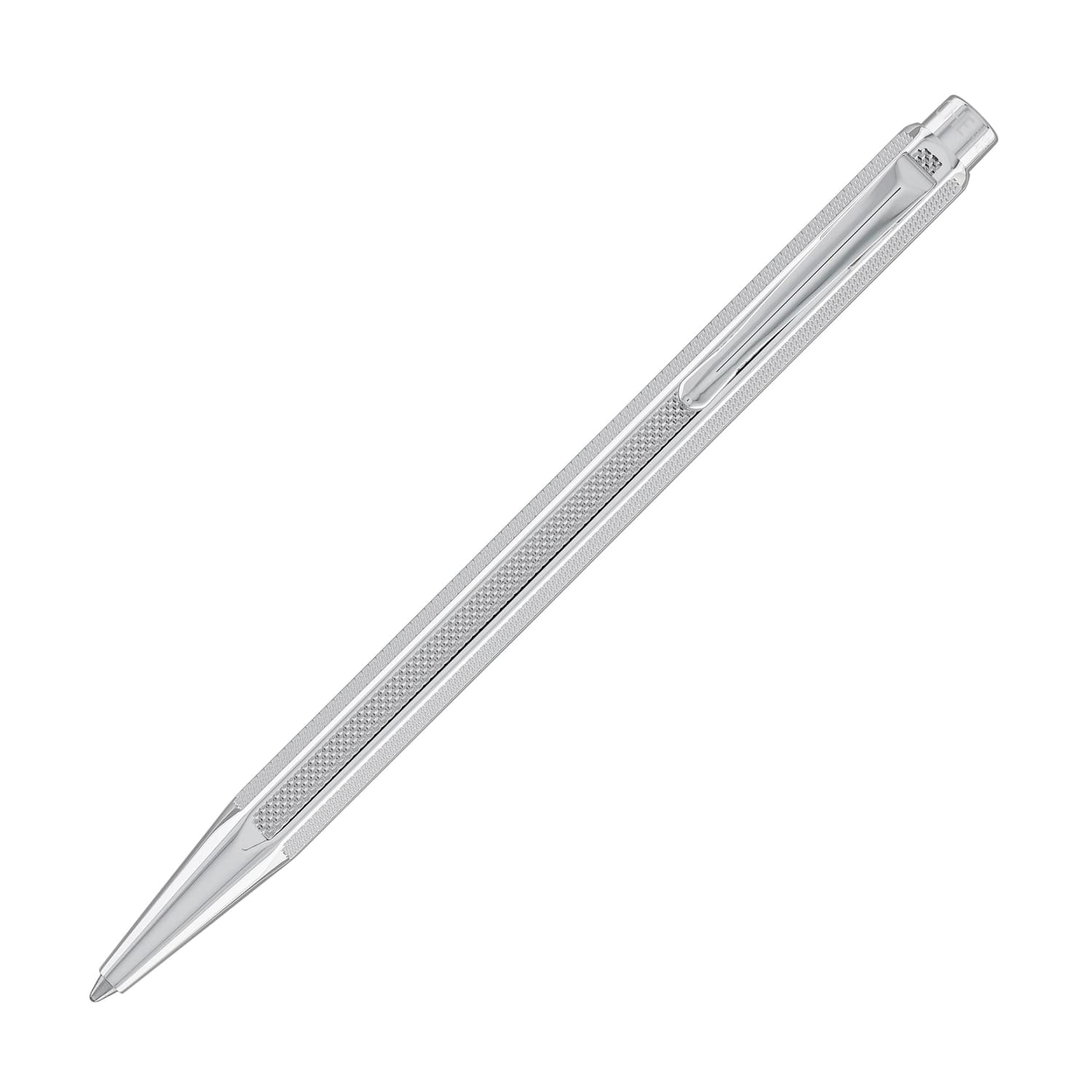 Caran d'Ache Ecridor Ballpoint Pen in Maille Milanaise & Rhodium