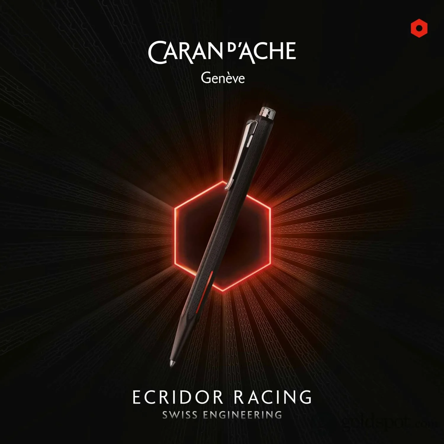 Caran d'Ache Ecridor Ballpoint Pen in Racing - Image 10