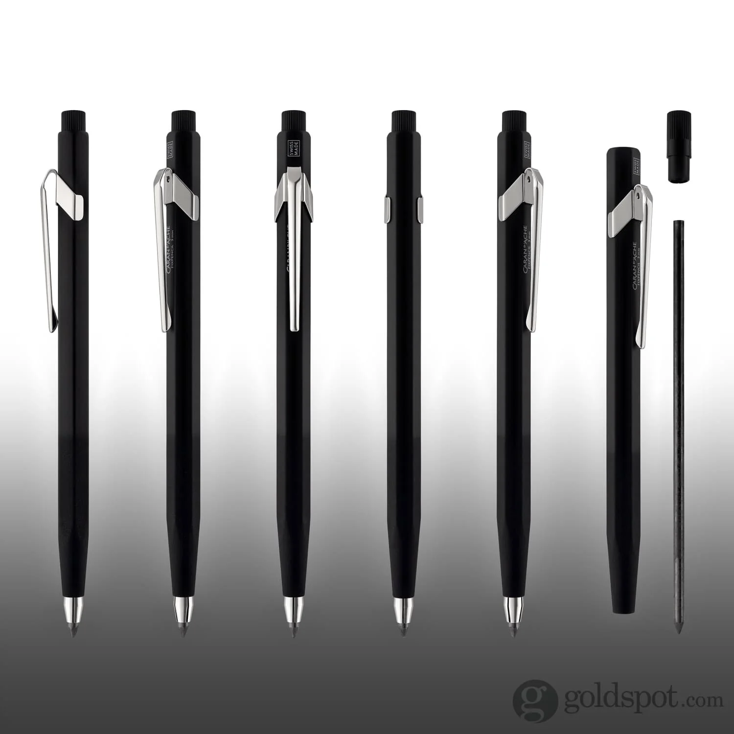 Caran d'Ache Fixpencil Mechanical Pencil in Black with Textured Grip - 3mm - Image 7