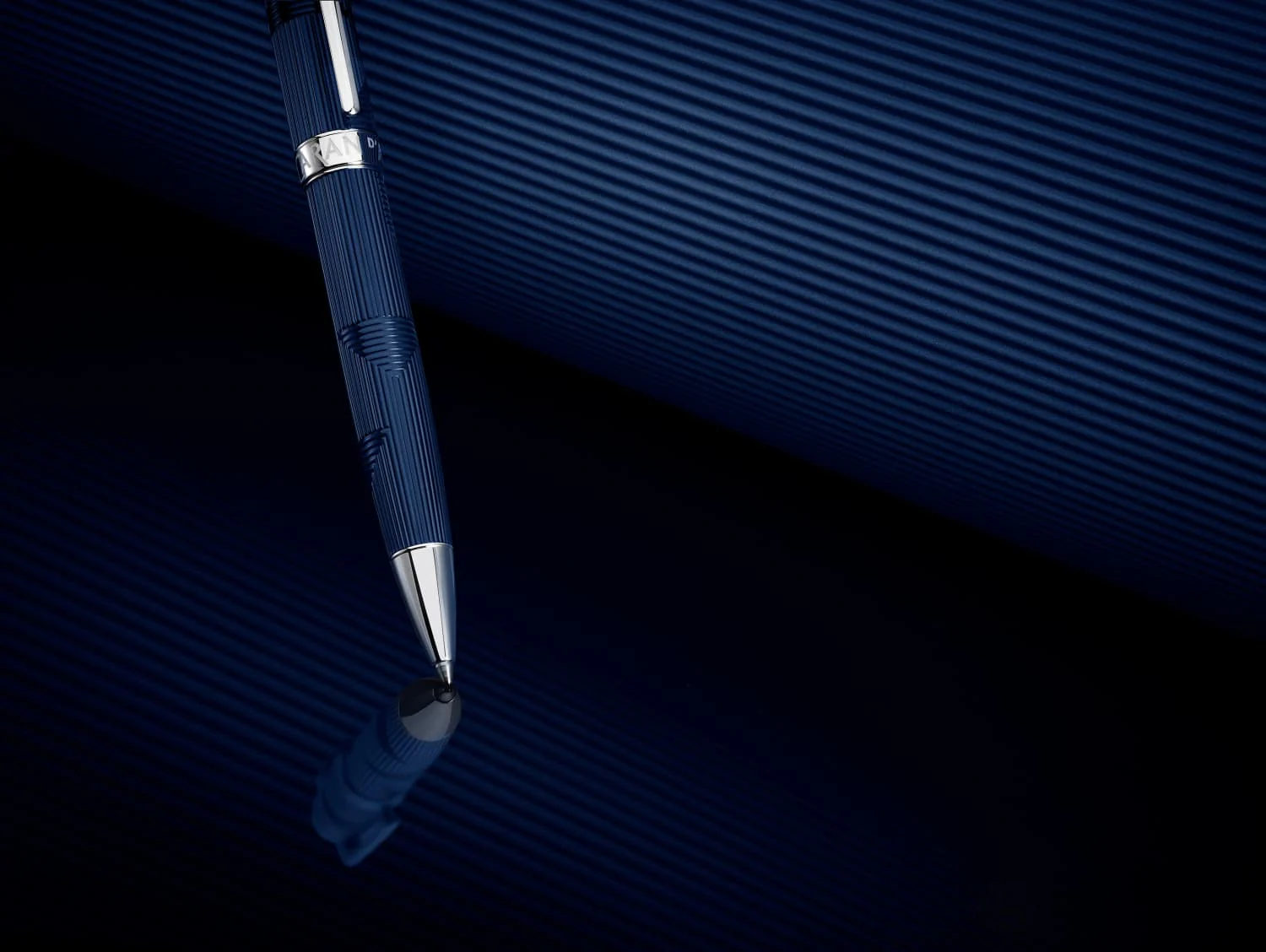 Caran d'Ache Léman Ballpoint Pen in Bleu Marin - Image 5