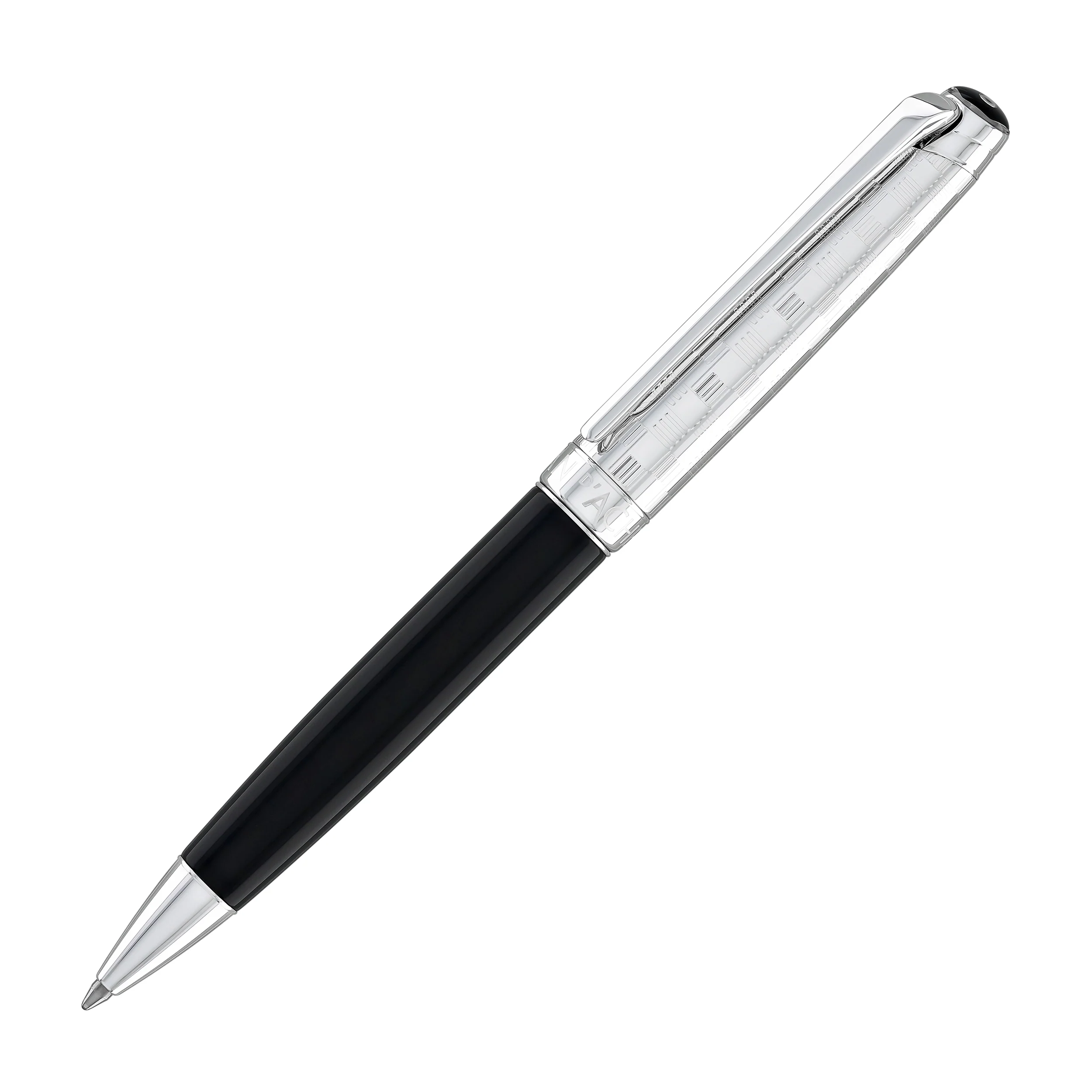 Caran d'Ache Leman Ballpoint Pen in Damier Gift Set with Leather Case - Special Edition - Image 3