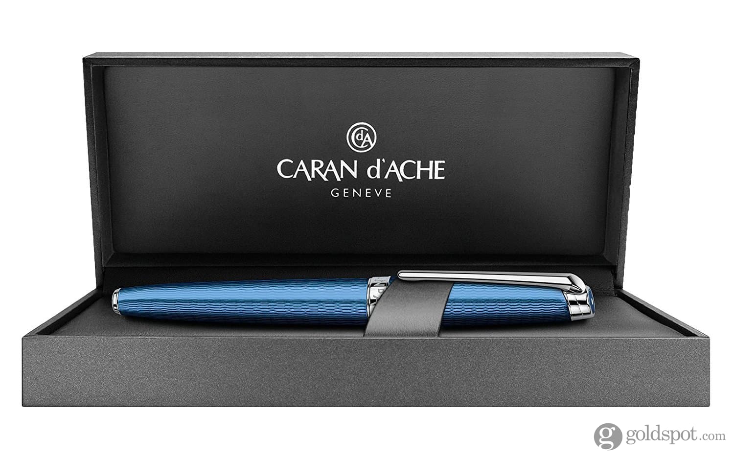 Caran d'Ache Léman Rollerball Pen in Grand Bleu - Image 2