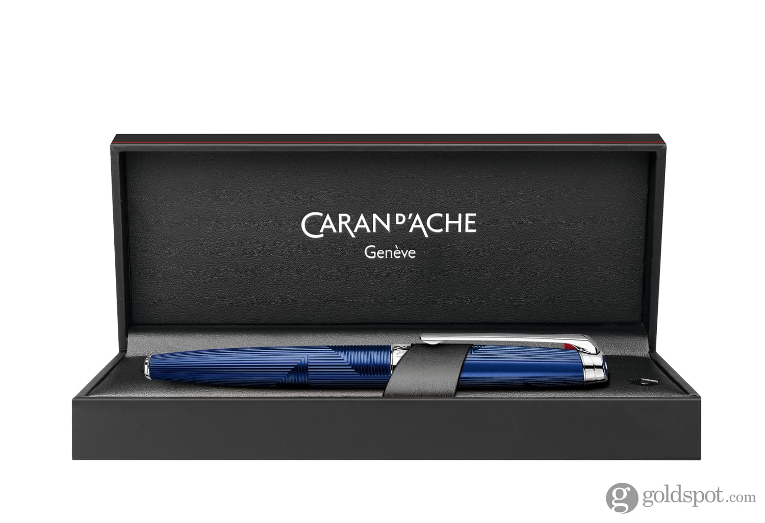 Caran d'Ache Léman Rollerball Pen in Bleu Marin - Image 4
