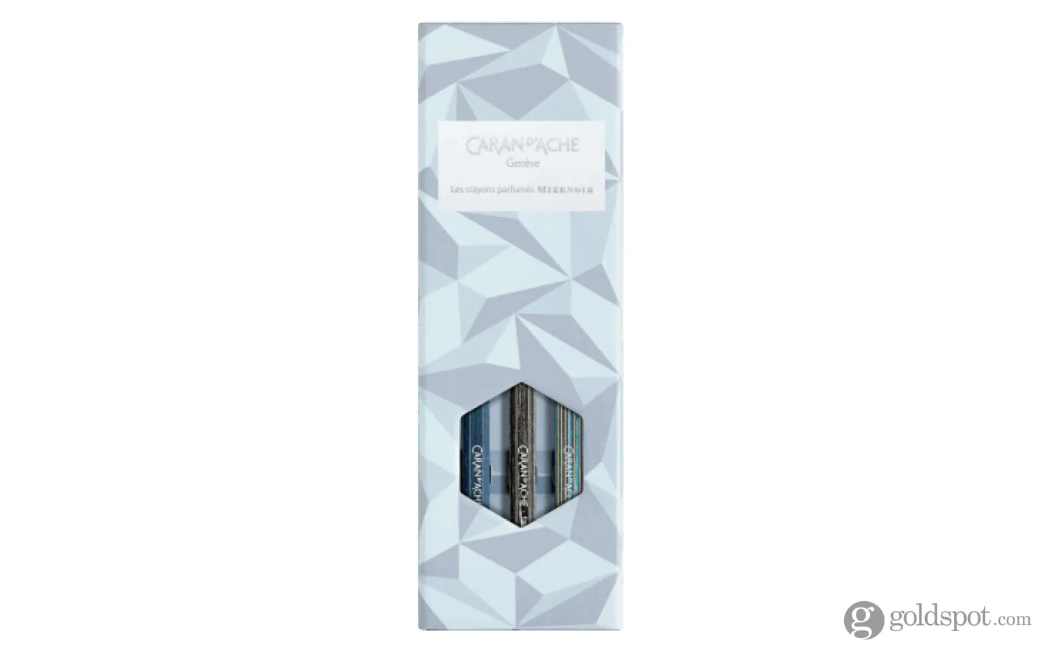 Caran d'Ache Les Crayons de la Maison Alpine Frost Scented Pencils No9 (HB) - Pack of 3 - Image 2