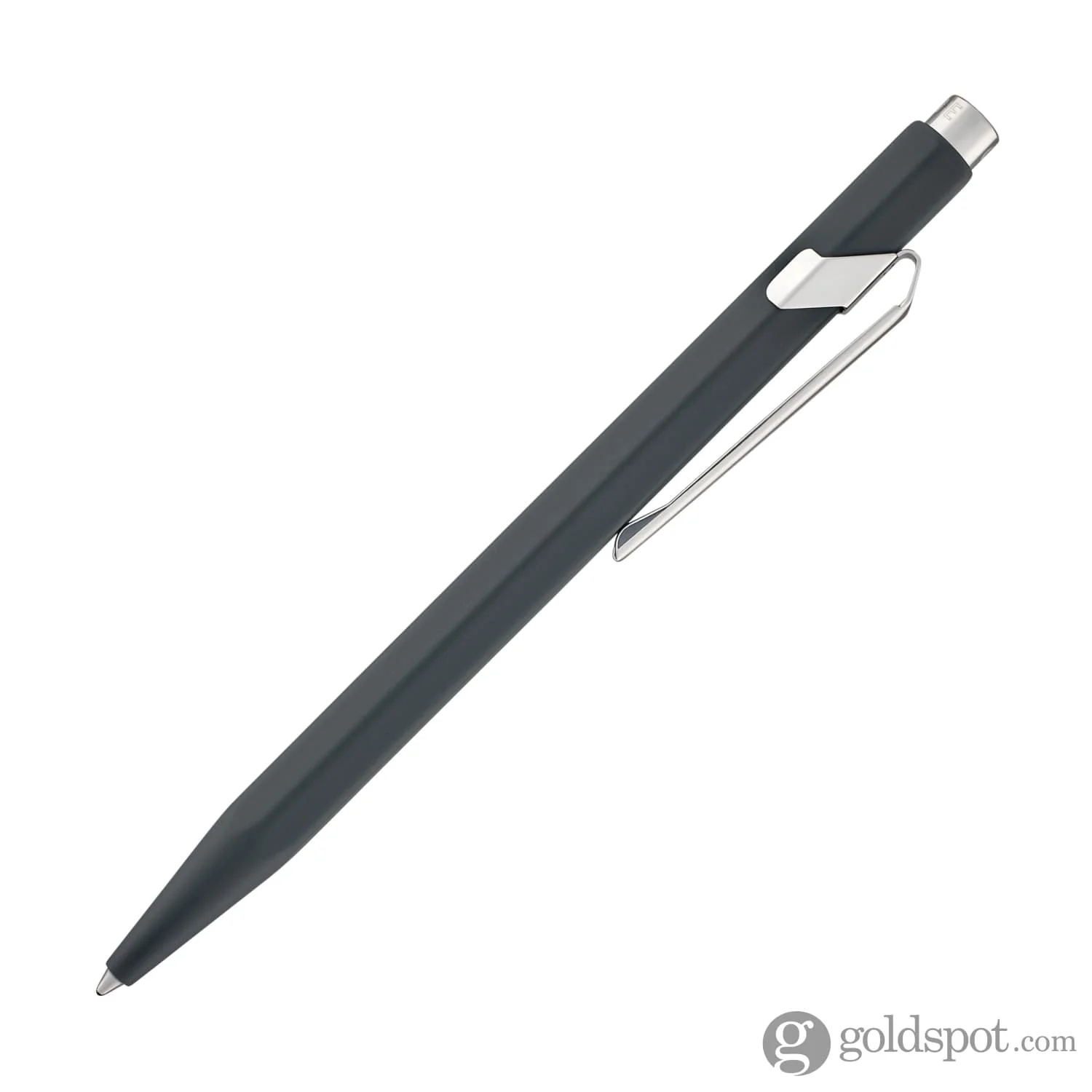 Caran d'Ache 849 Metal Ballpoint Pen in Anthracite Grey - Image 5