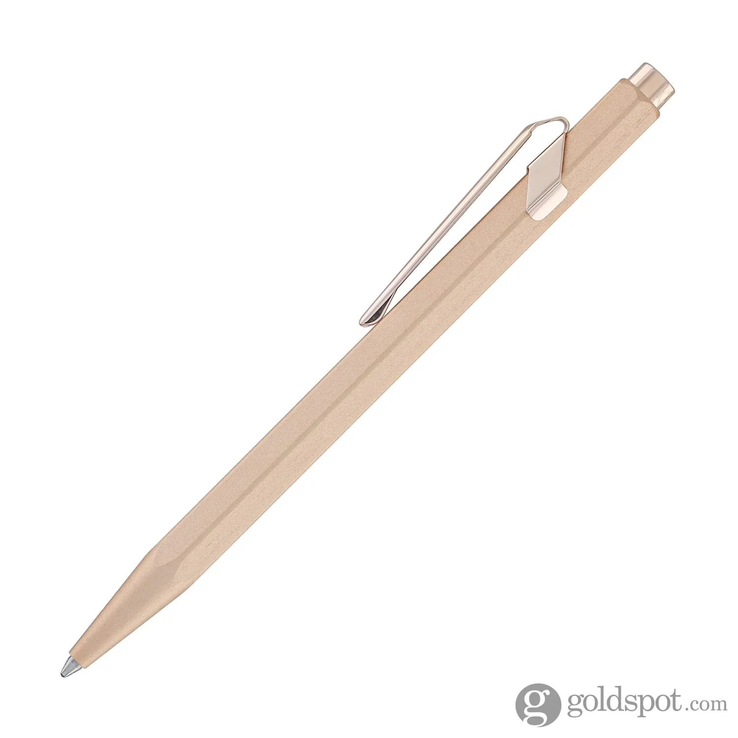 Caran d'Ache 849 Metal Ballpoint Pen in Brut Rose - Image 3