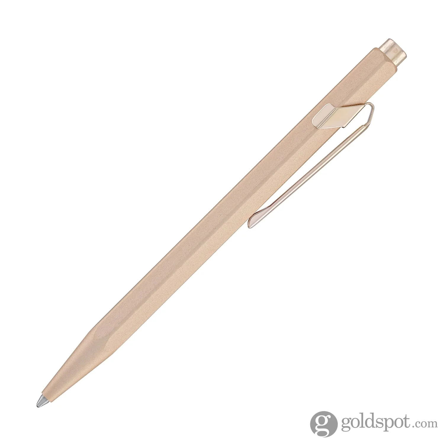 Caran d'Ache 849 Metal Ballpoint Pen in Brut Rose - Image 4