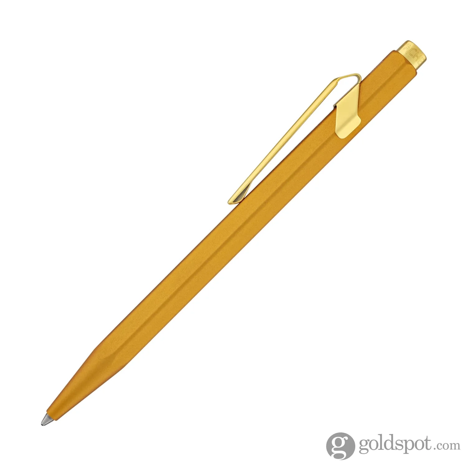 Caran d'Ache 849 Metal Ballpoint Pen in Goldbar - Image 3