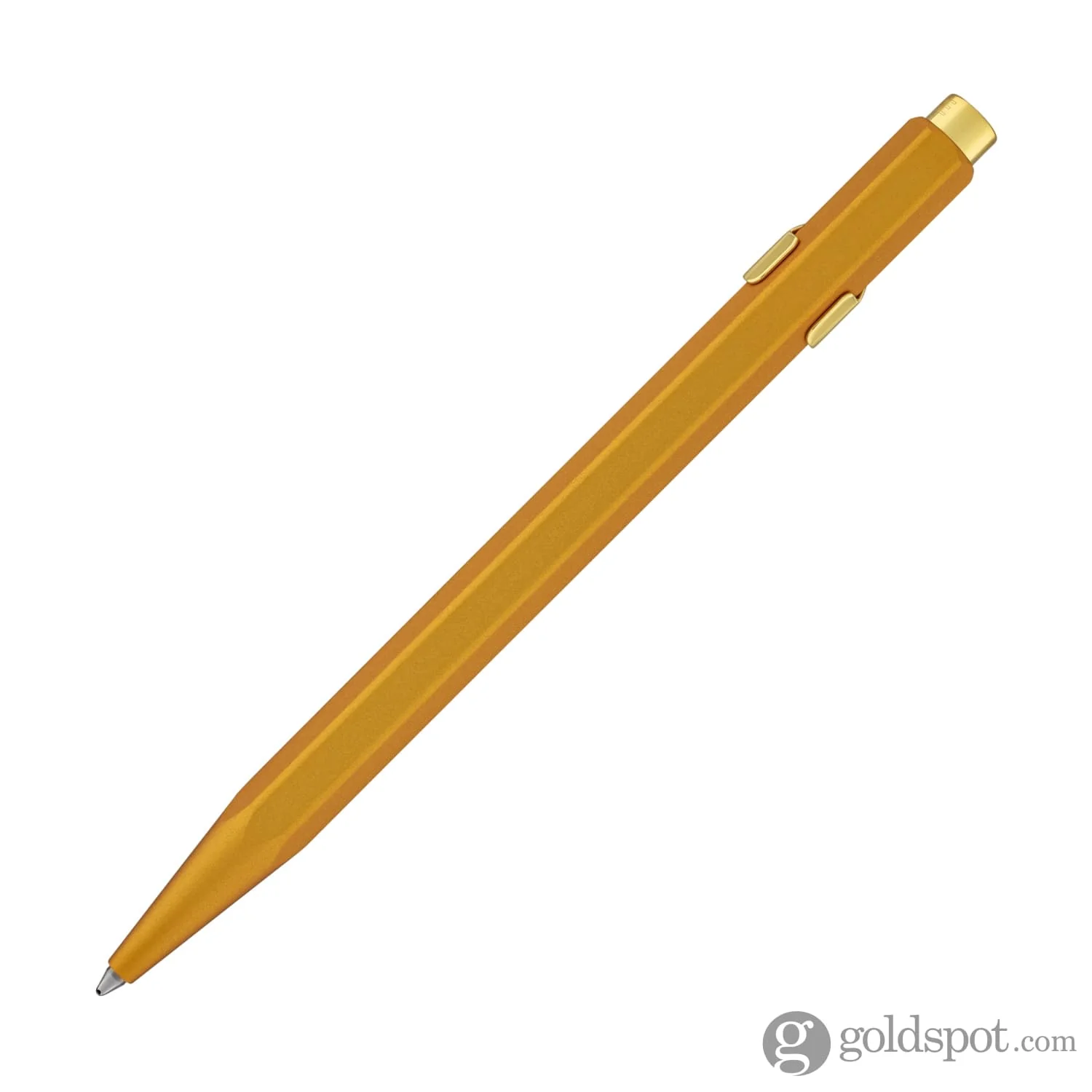 Caran d'Ache 849 Metal Ballpoint Pen in Goldbar - Image 4