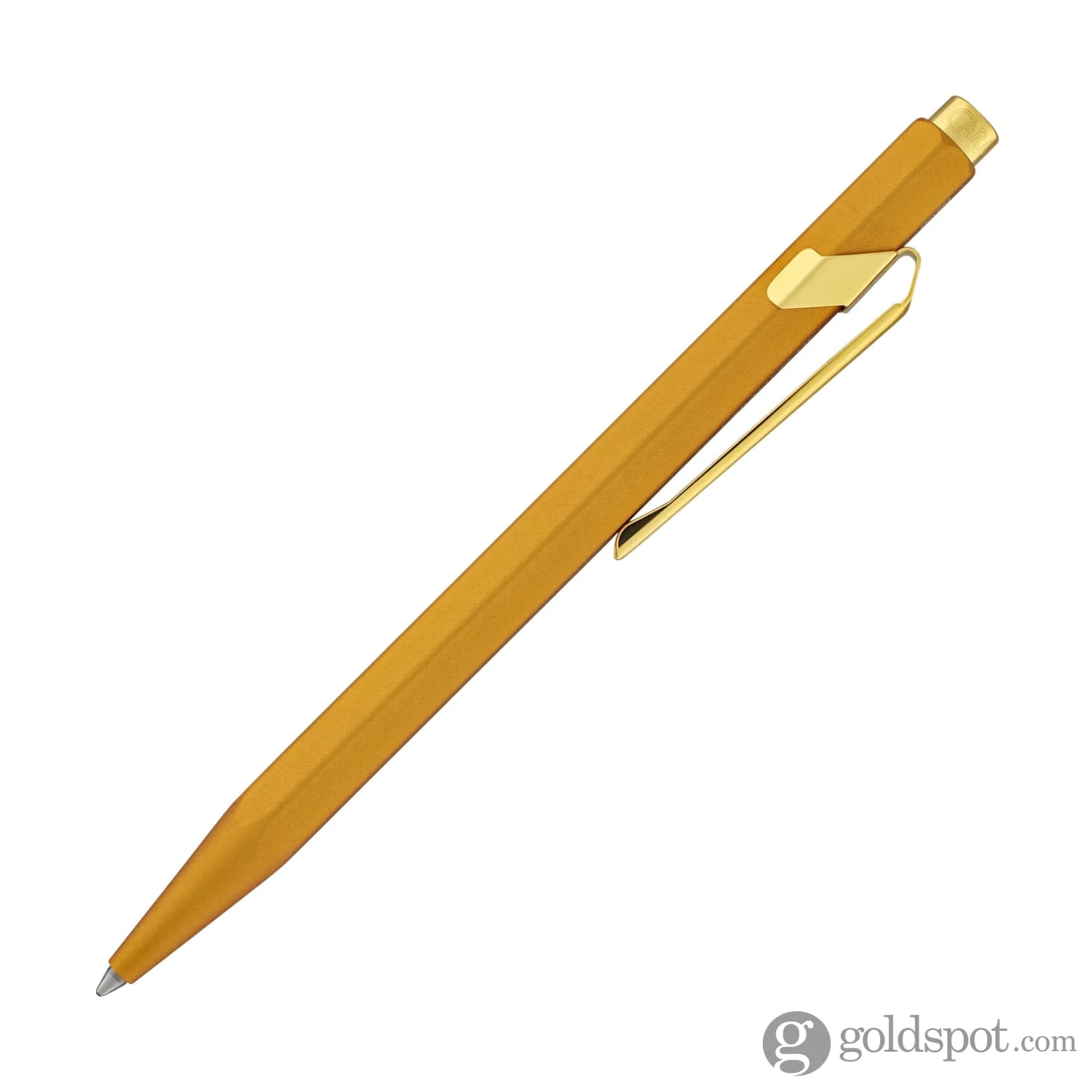 Caran d'Ache 849 Metal Ballpoint Pen in Goldbar - Image 5