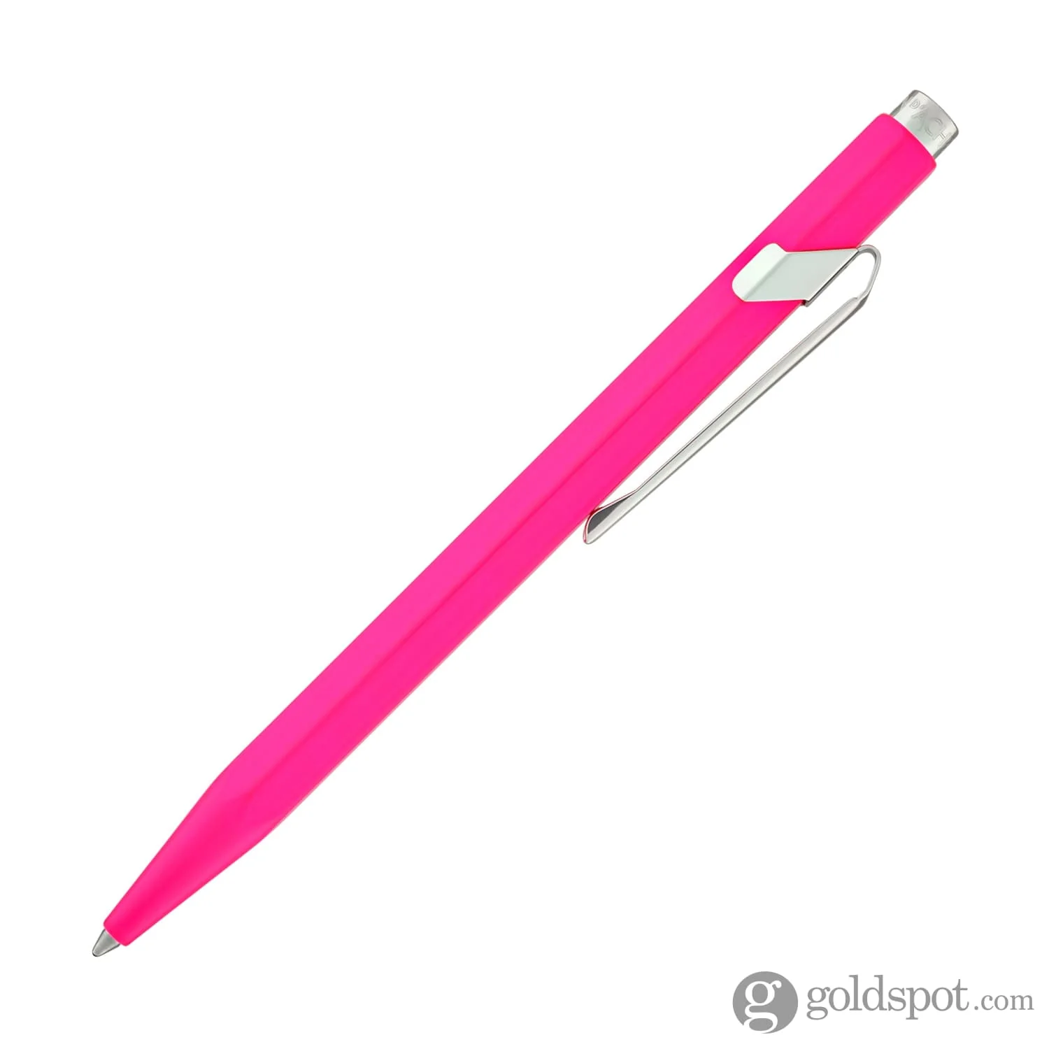 Caran d'Ache 849 Metal Ballpoint Pen in Fluorescent Pink - Image 5