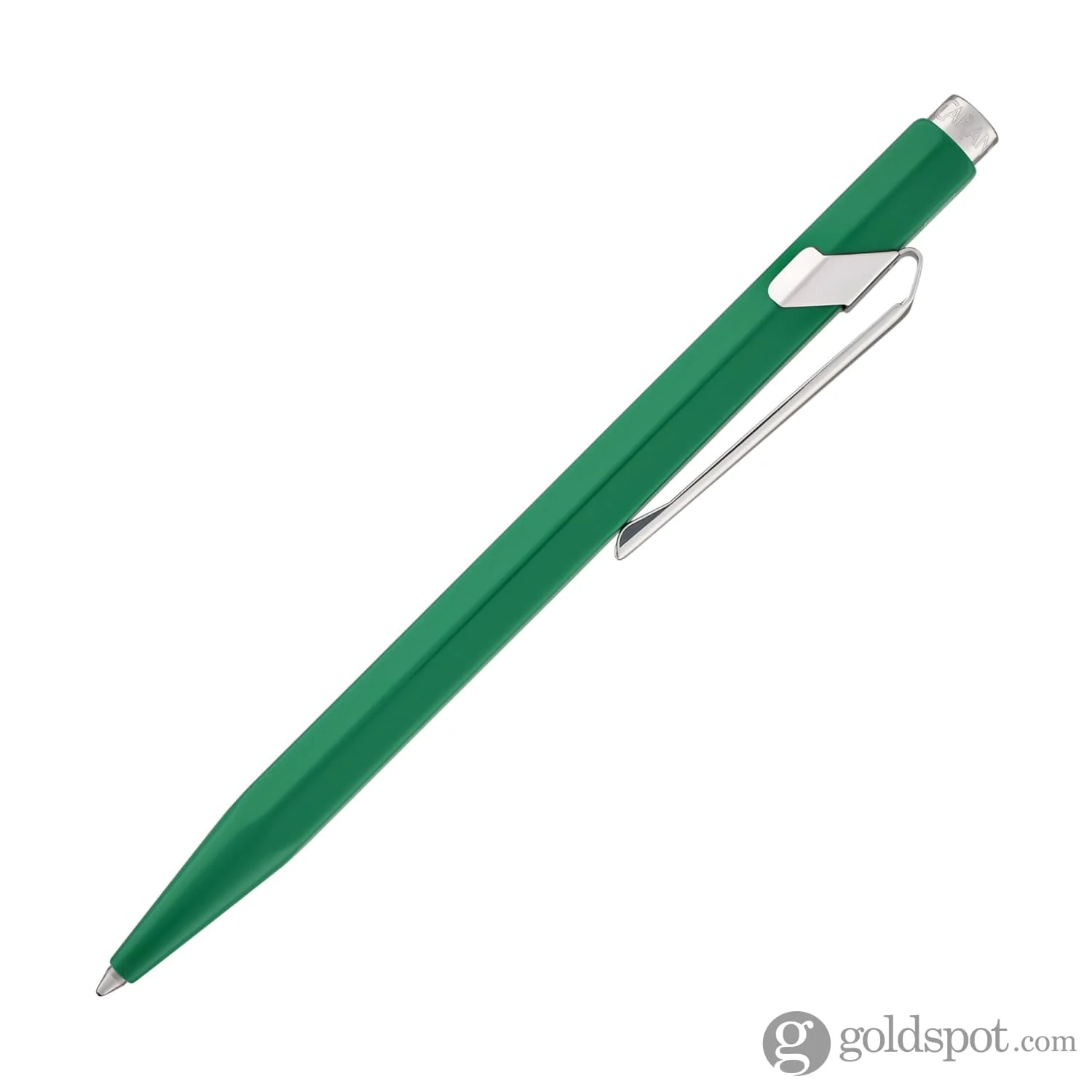 Caran d'Ache 849 Metal Ballpoint Pen in Green - Image 5